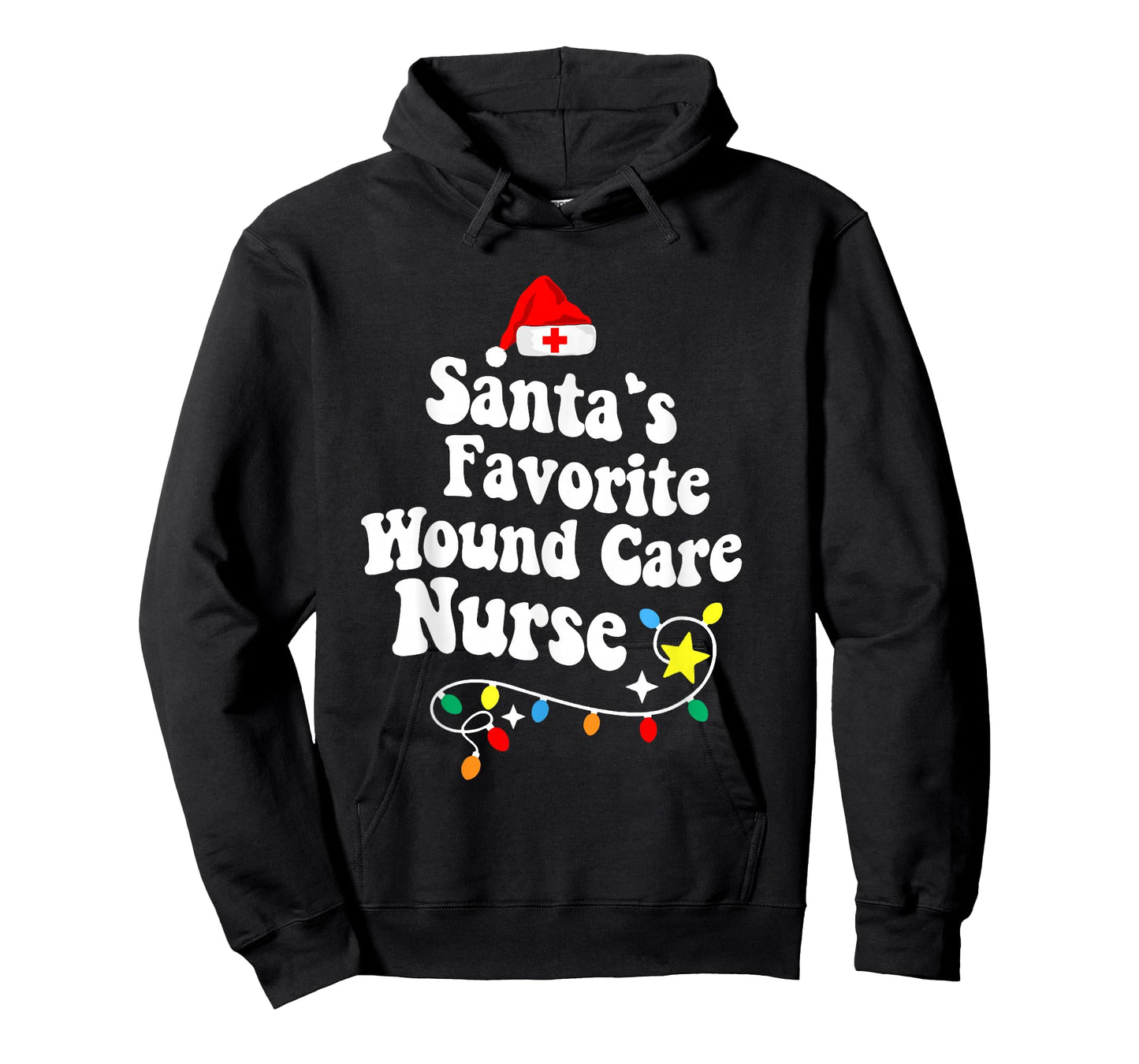 Santa's Favorite Wound Care Nurse Christmas T-Shirt