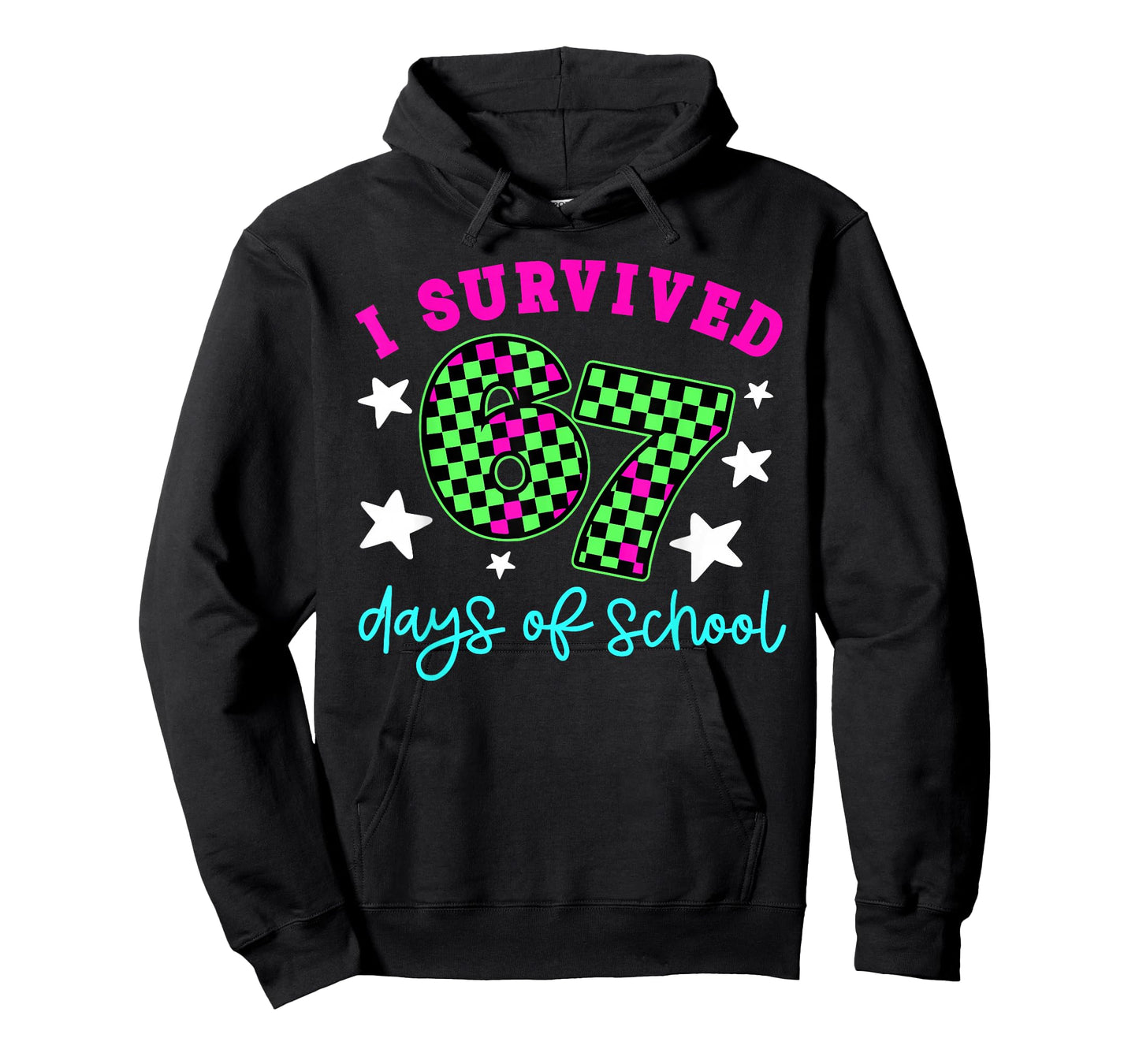 I Survived 67 Days of School Teachers Students Six Seven T-Shirt