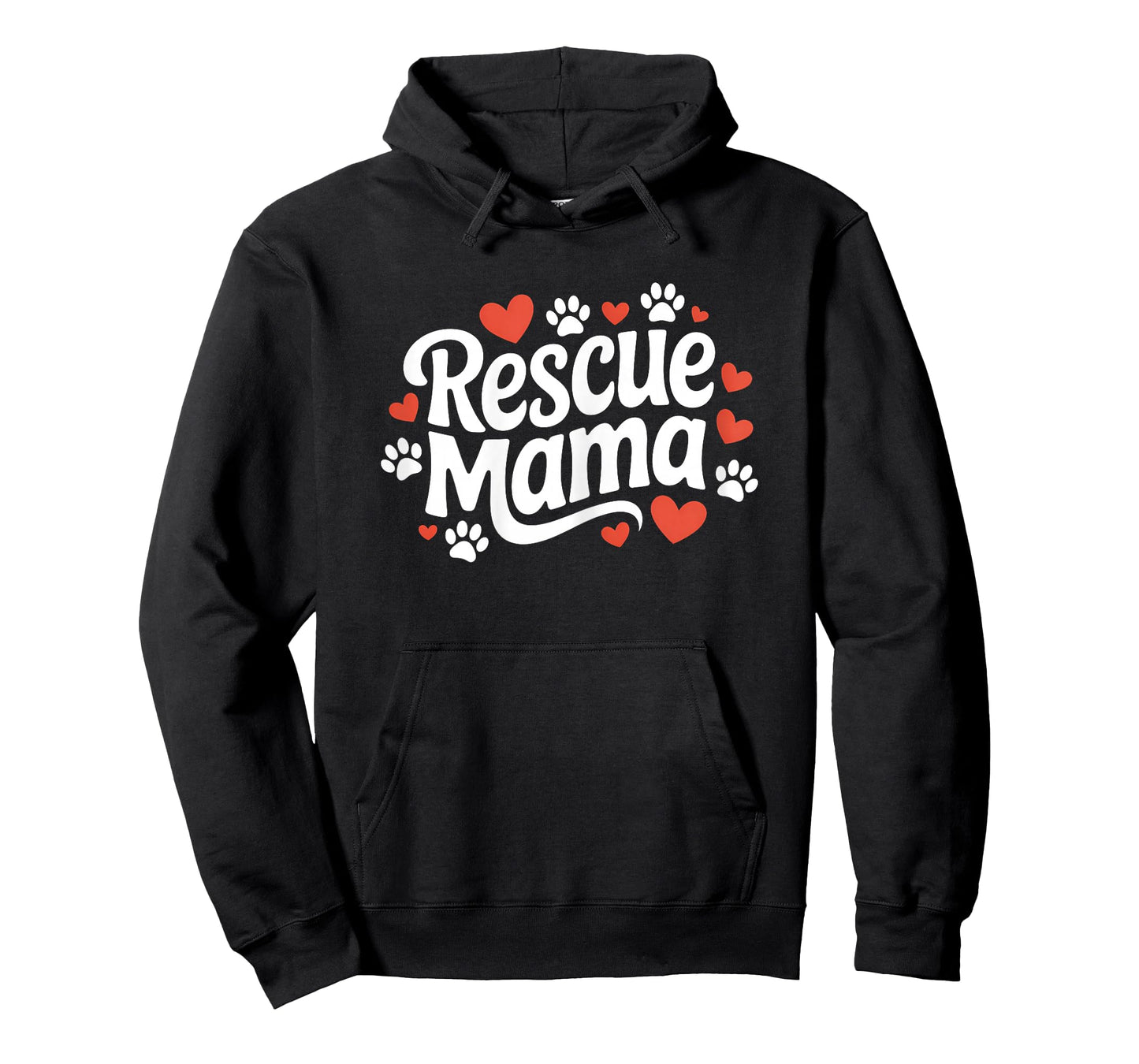Rescue Mama Cute Dog and Animal Adoption Foster Mom Women's T-Shirt