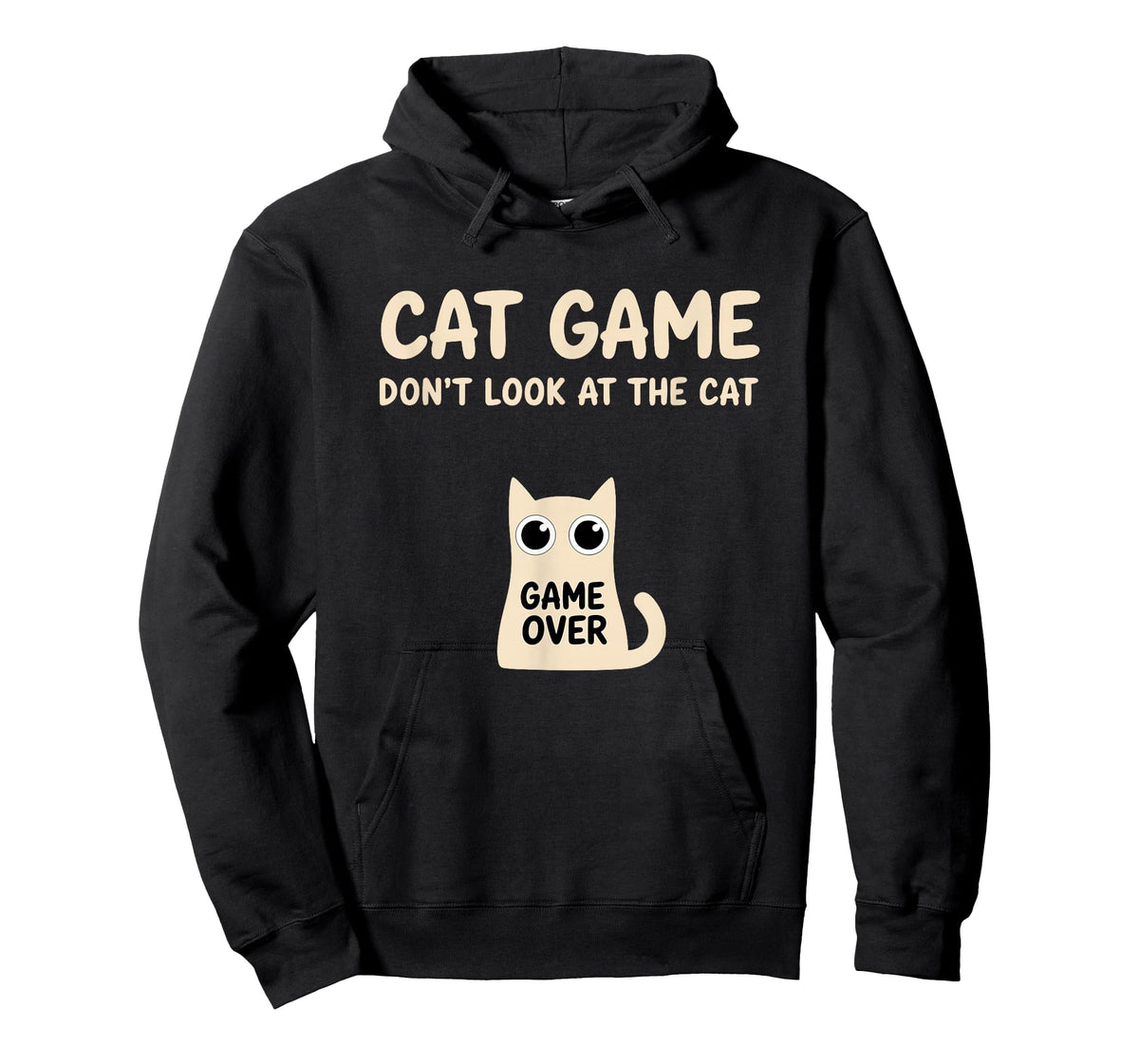 Funny Cat Game Do Not Look at The Cat T-Shirt