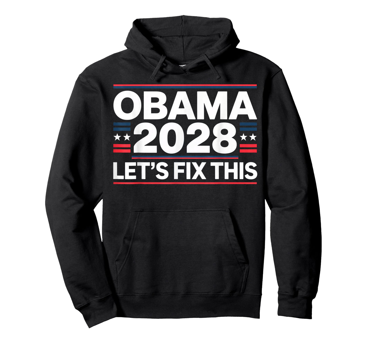 President Barack Obama 2028 Portrait Patriotic Democrat USA T-Shirt