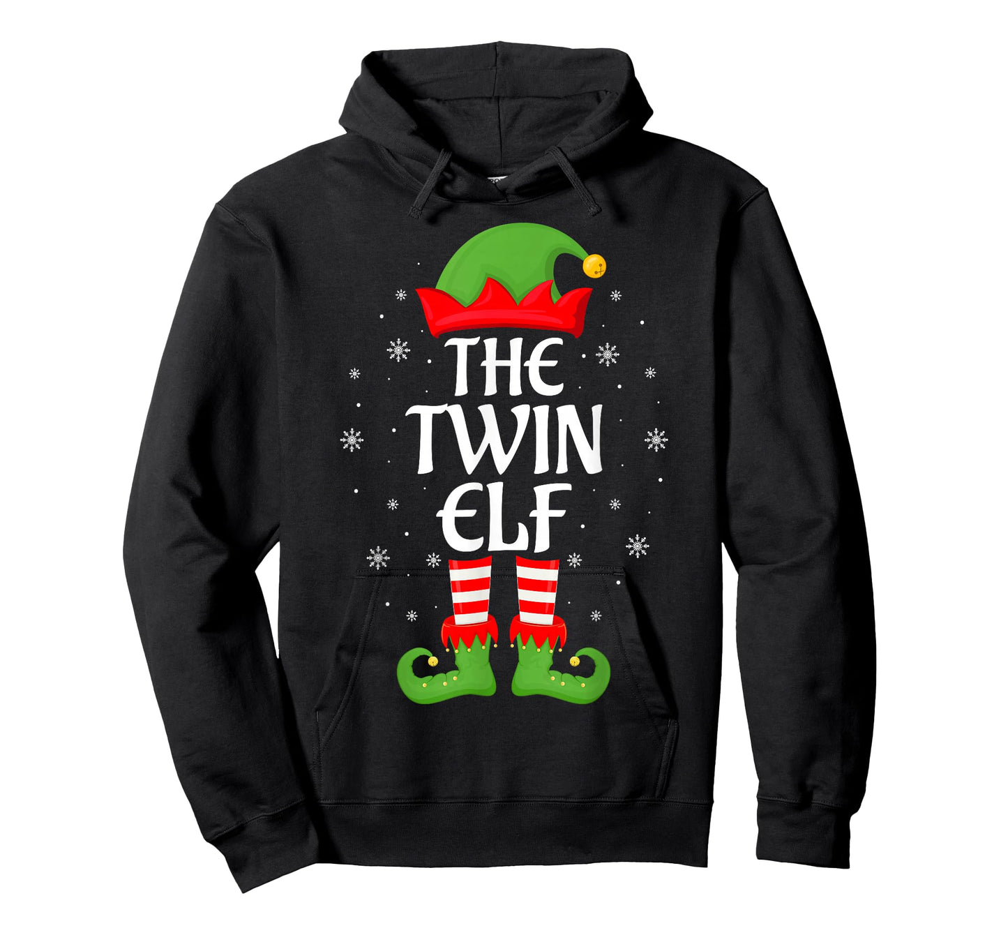 Twin Elf Christmas Family Matching Elf Squad Xmas Pajama T-Shirt