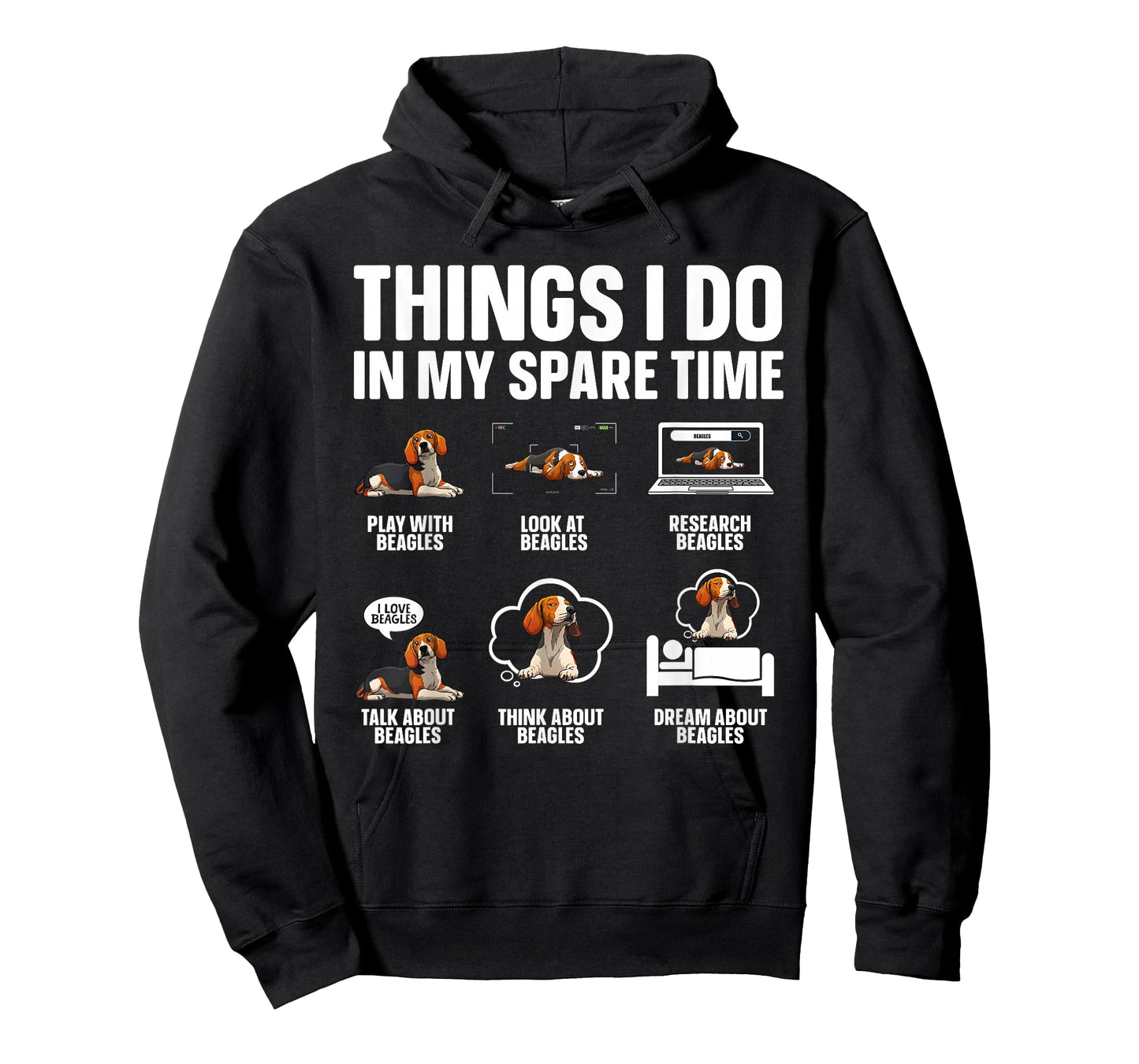 Funny Beagle Design for Men Women Hound Beagle Dog Lovers T-Shirt