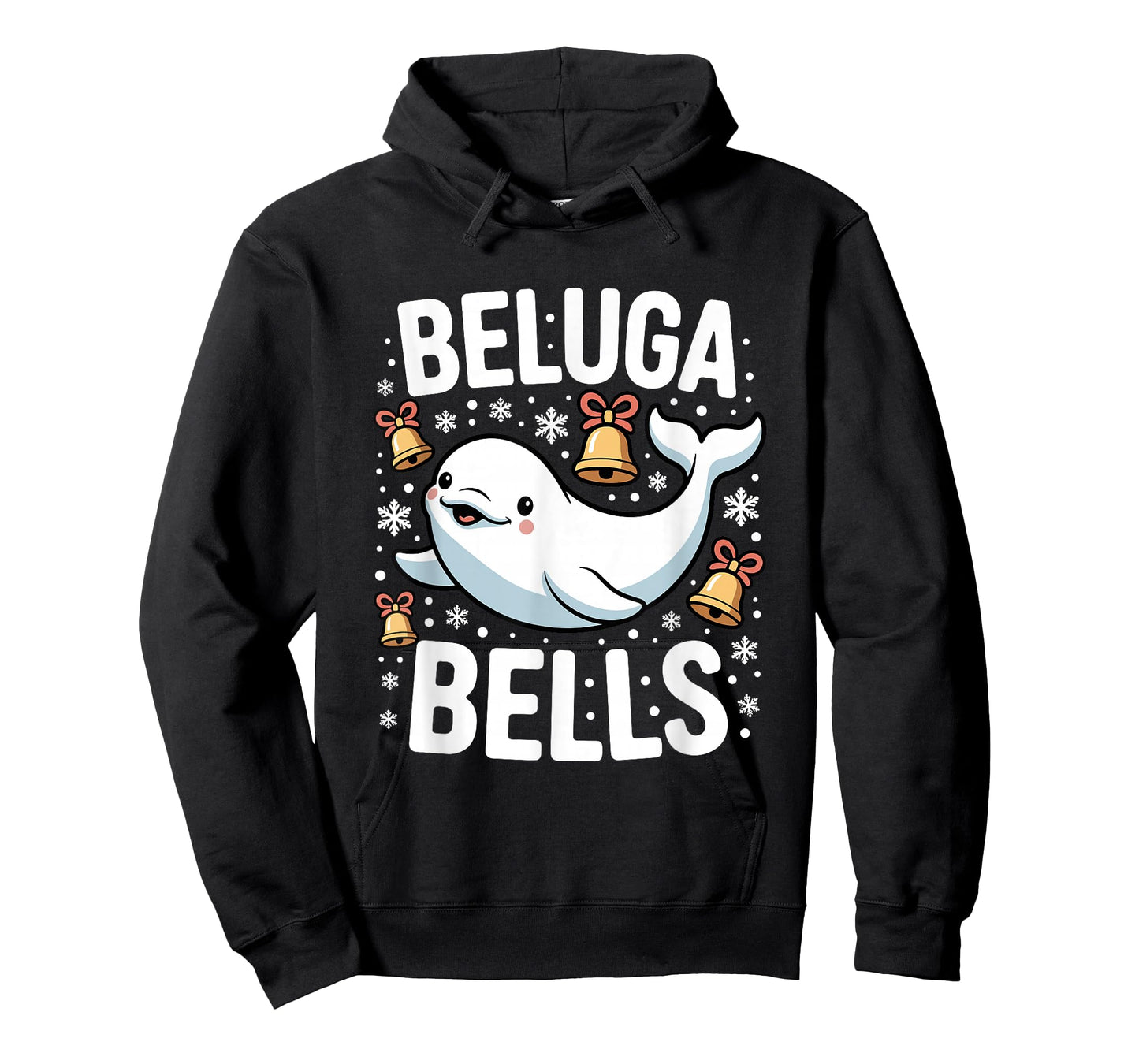 Beluga Bells Christmas Whale T-Shirt