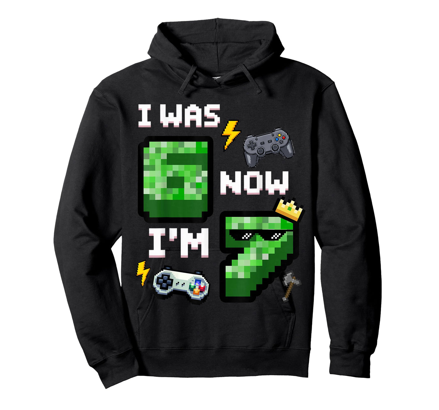 7 Year Old Birthday Shirt - I was 6 Now I'm 7 67 Funny T-Shirt