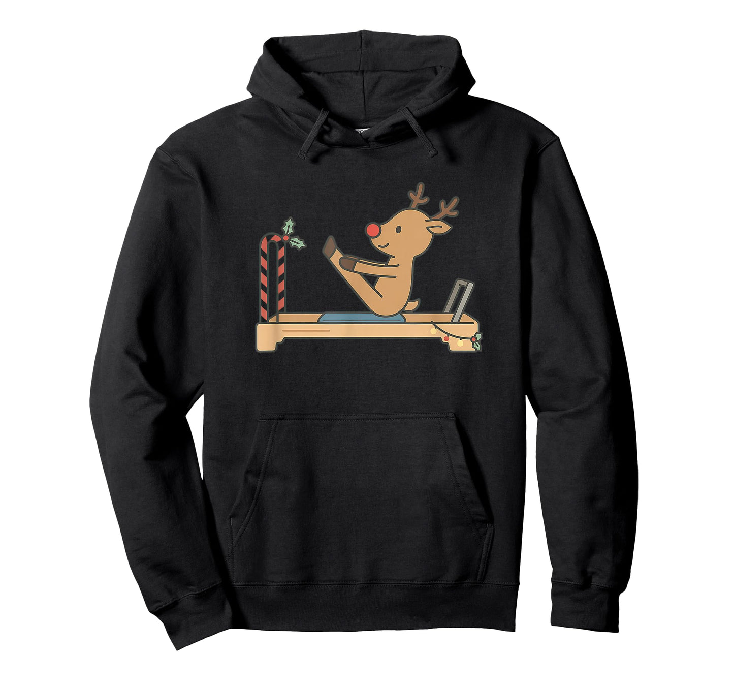 Reindeer Pilates Reformer Christmas T-Shirt