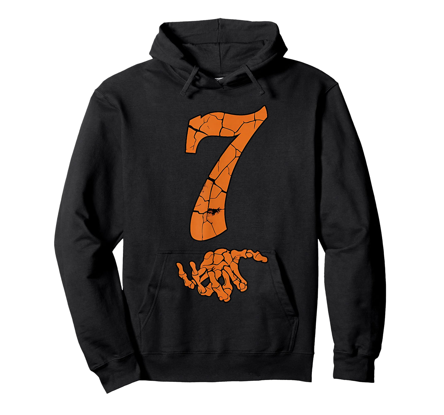 Funny Six Seven 6 7 Meme Skeleton Hands Halloween Costume T-Shirt