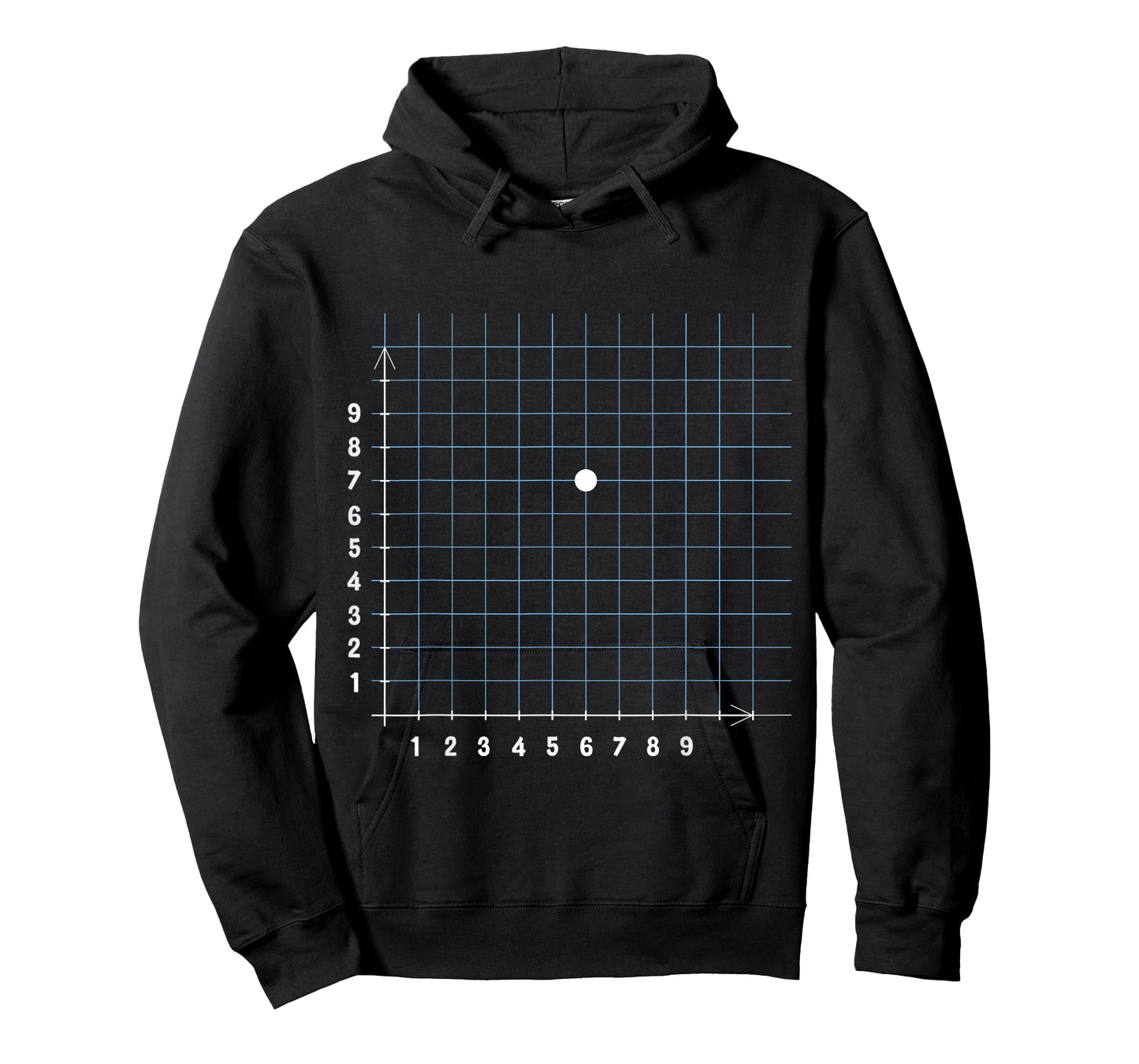 Coordinate (6,7) Math Teacher Funny Math Joke T-Shirt