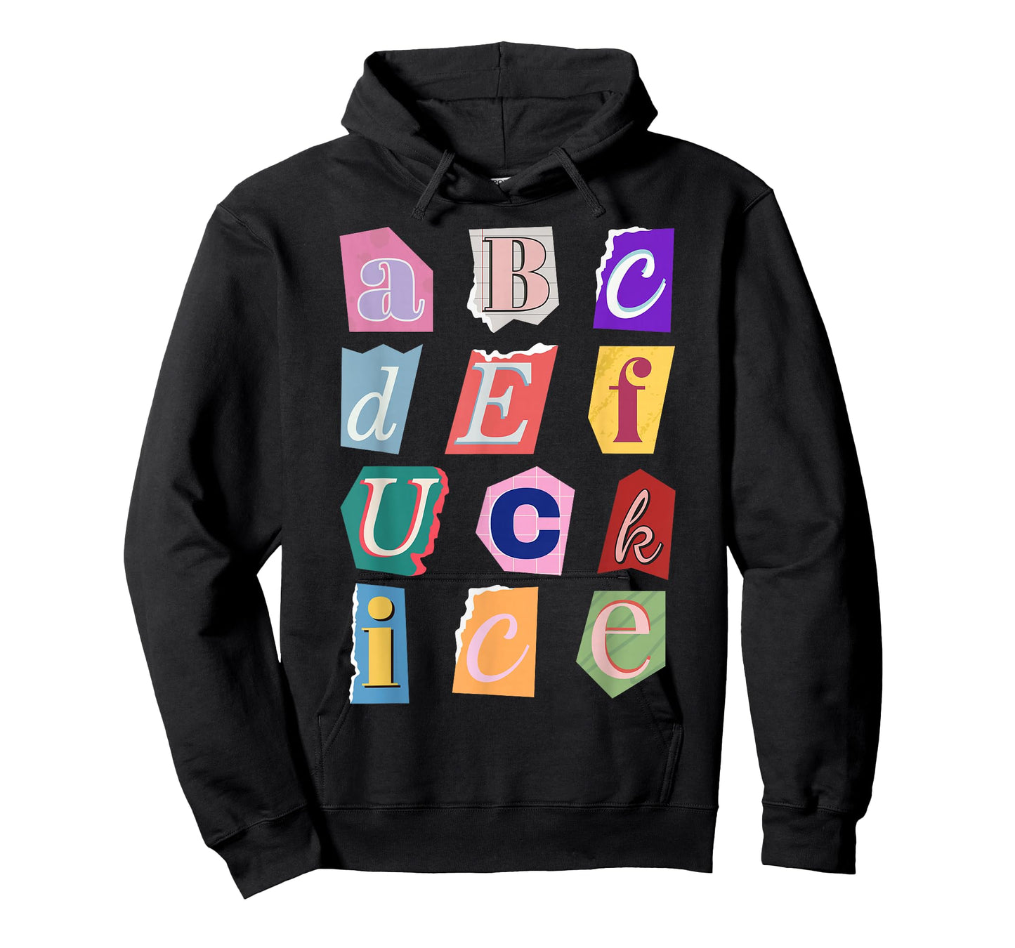Abcdefuckice Collage Funny Abolish ICE T-Shirt