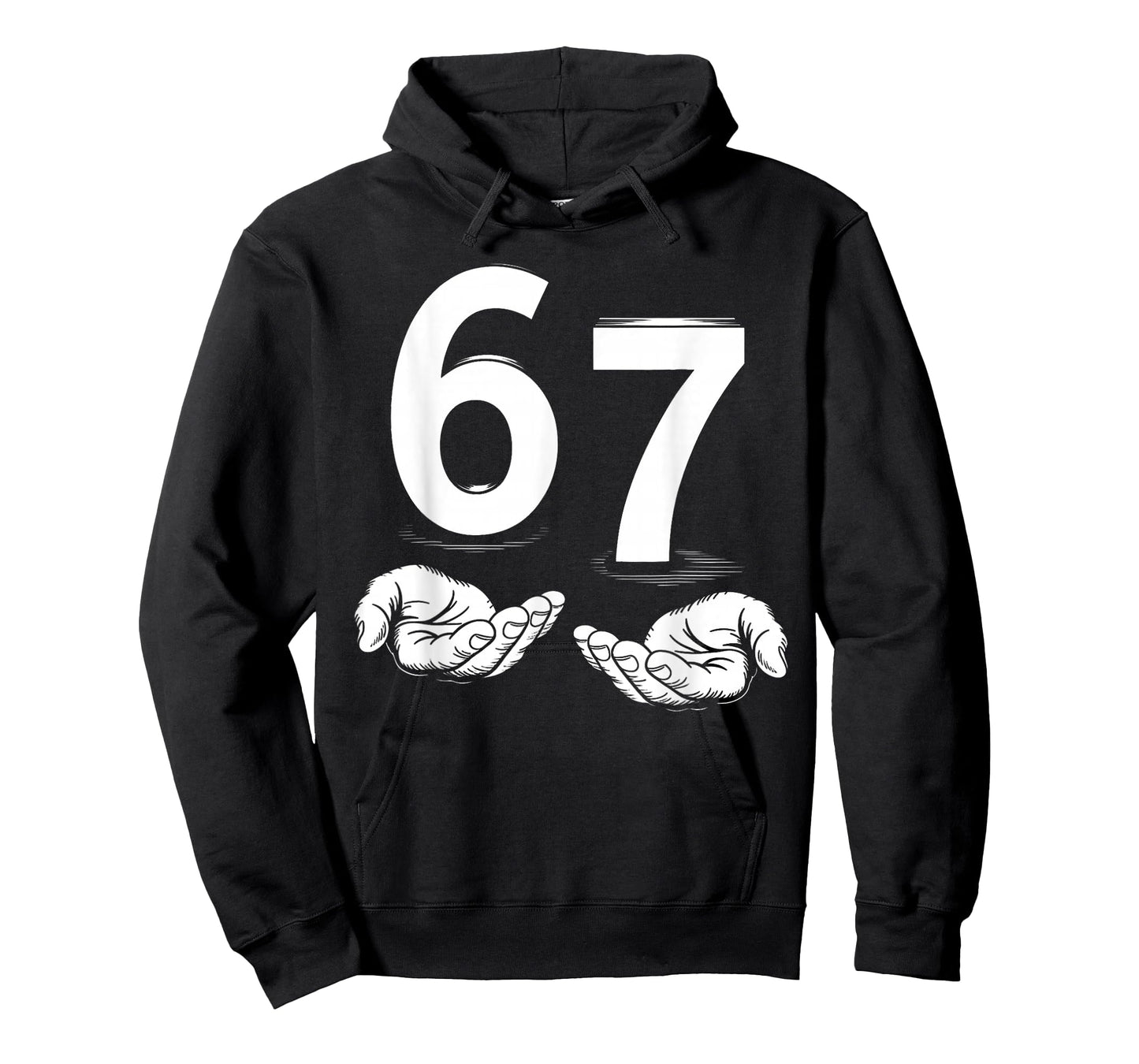 Funny Six Seven 6 7 Meme Gen Alpha Slang 6 7 Hands T-Shirt