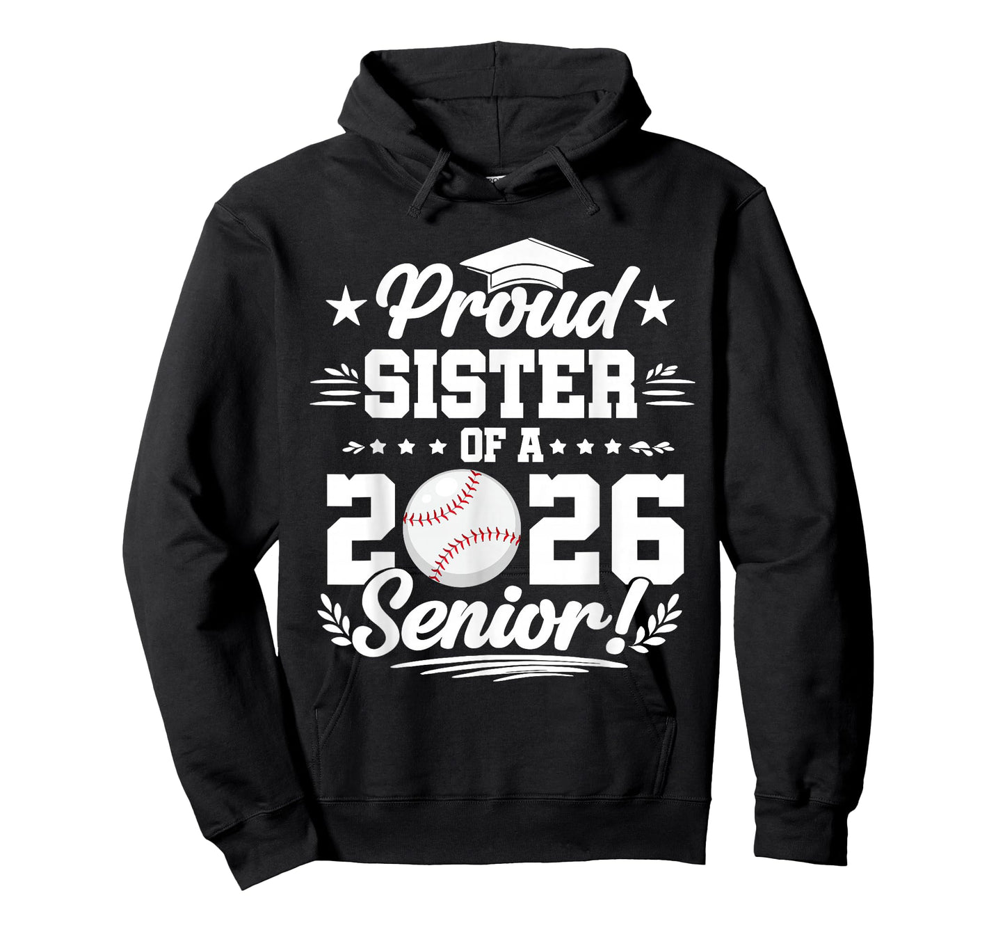 Proud Sister of A 2026 Senior Baseball Graduate T-Shirt