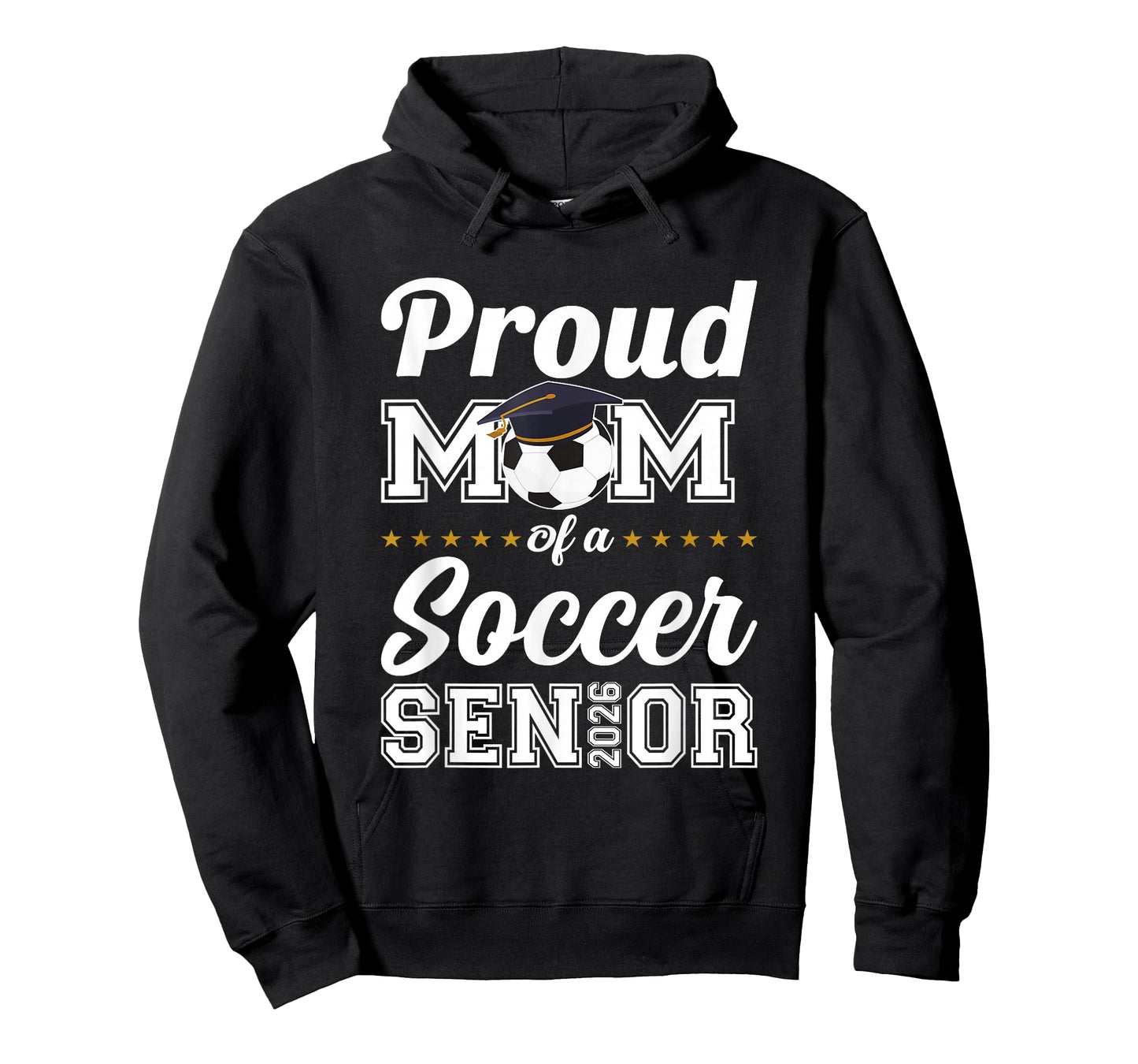 Senior Mom Class of 2026 Soccer Mom Graduation T-Shirt