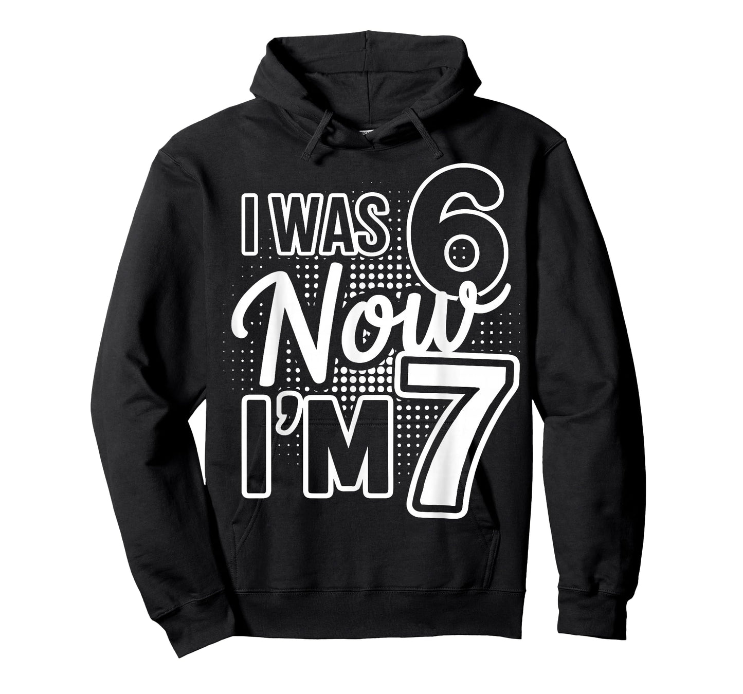I was 6 Now I'm 7 Bday Seven Years Old Birthday T-Shirt