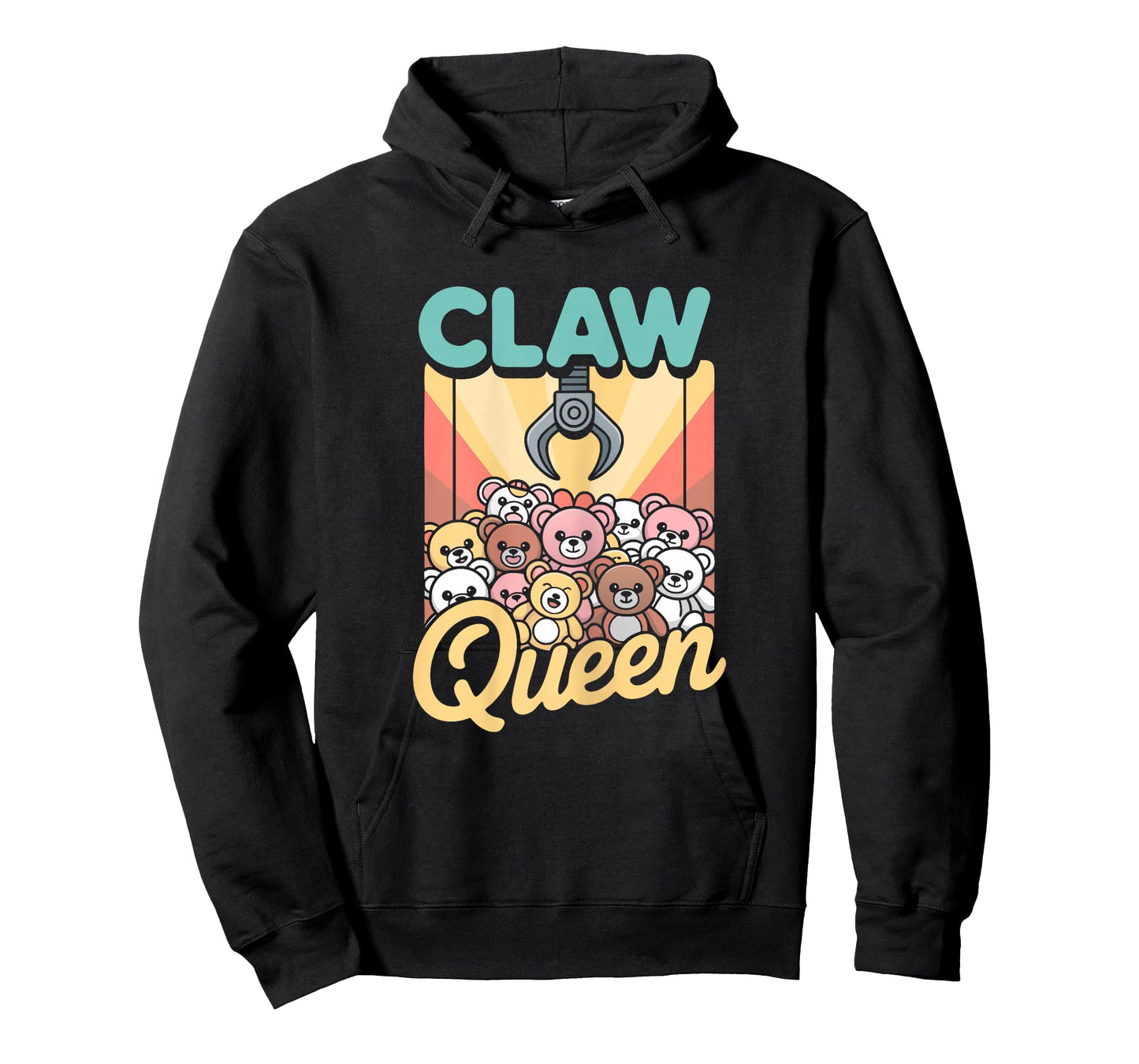 Woman Claw Machine Queen Girl Arcade Prize Grabber T-Shirt