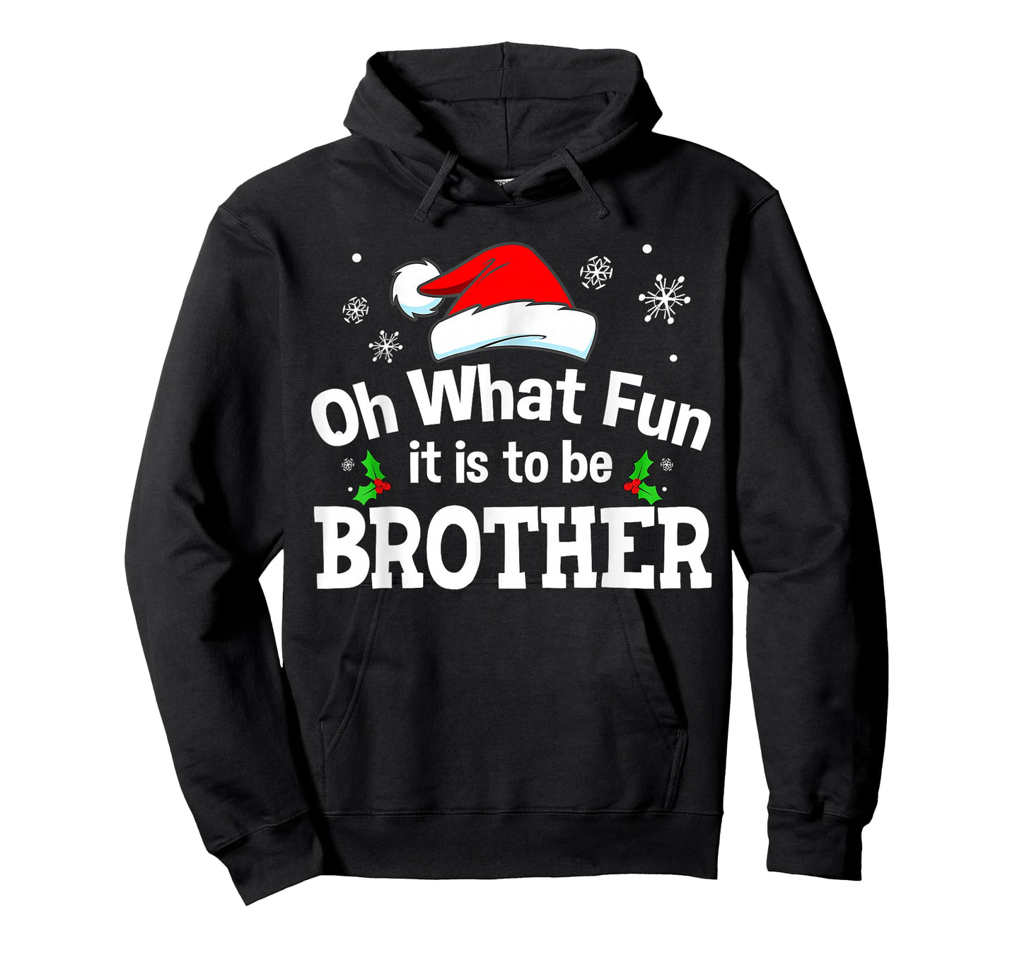 Oh What Fun It is to Be Brother Christmas Family Matching T-Shirt