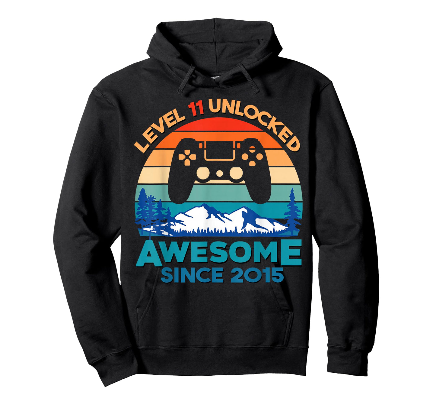 Level 11 Unlocked 11th Birthday Boy Game Turning 11 Year Old T-Shirt