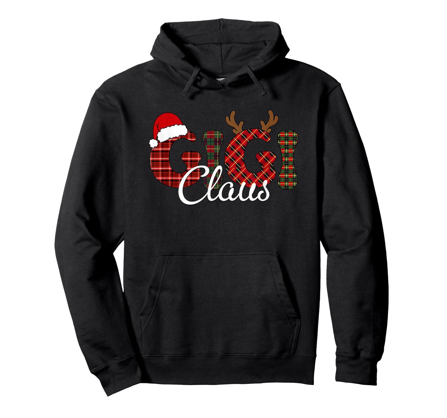 Gigi Claus Christmas Lights Pajama Family Matching Women T-Shirt