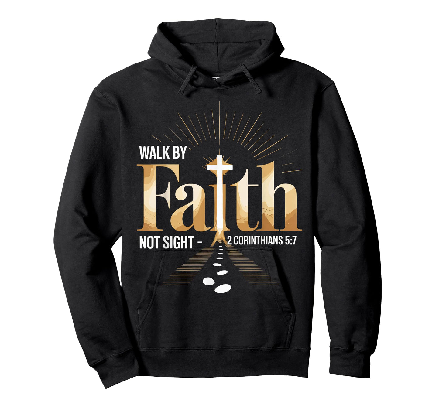 Walk by Faith Not by Sight Prayer Cloth for Christians T-Shirt