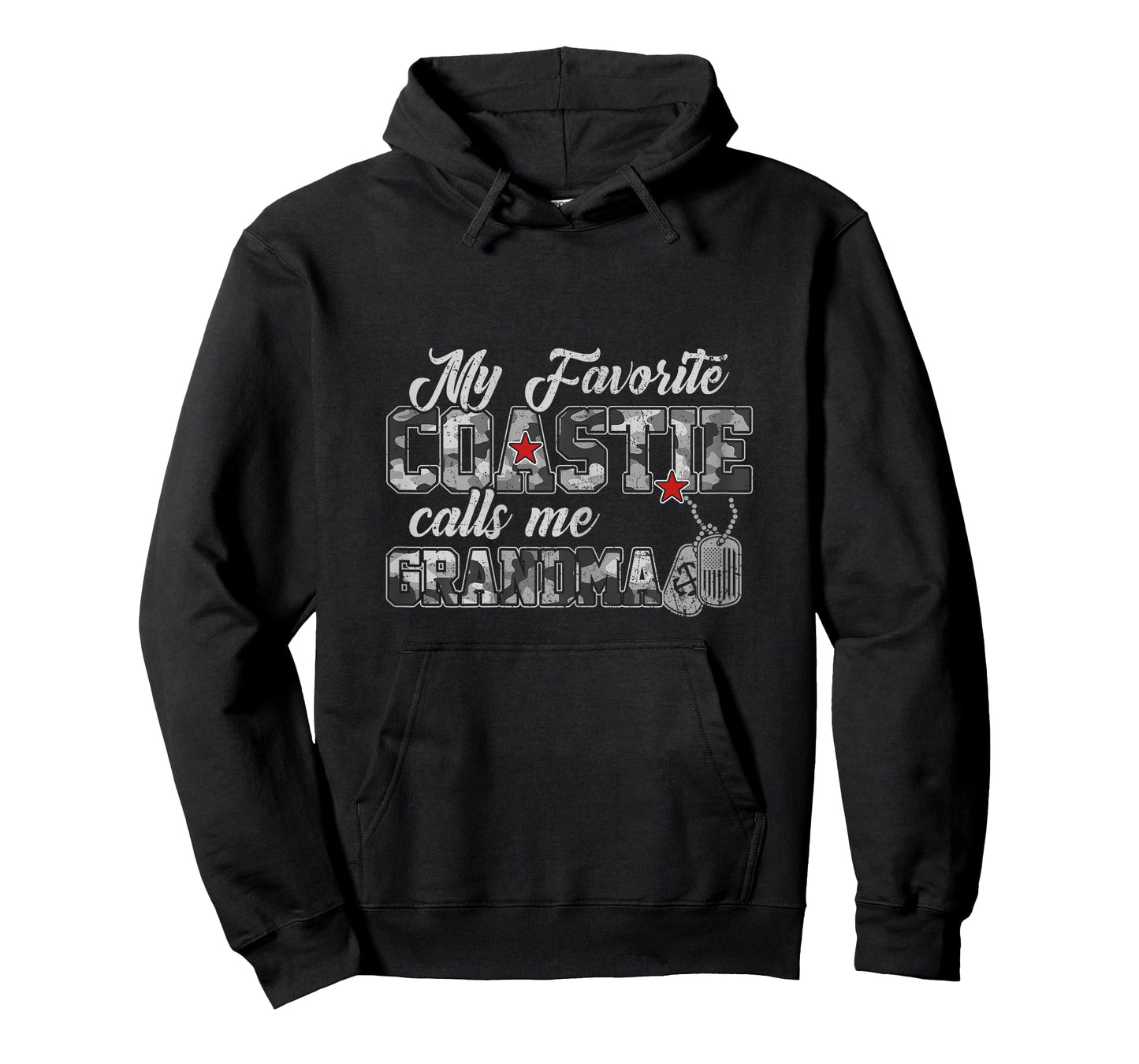 Coast Guard Family My Favorite Coastie Calls Me Grandma T-Shirt