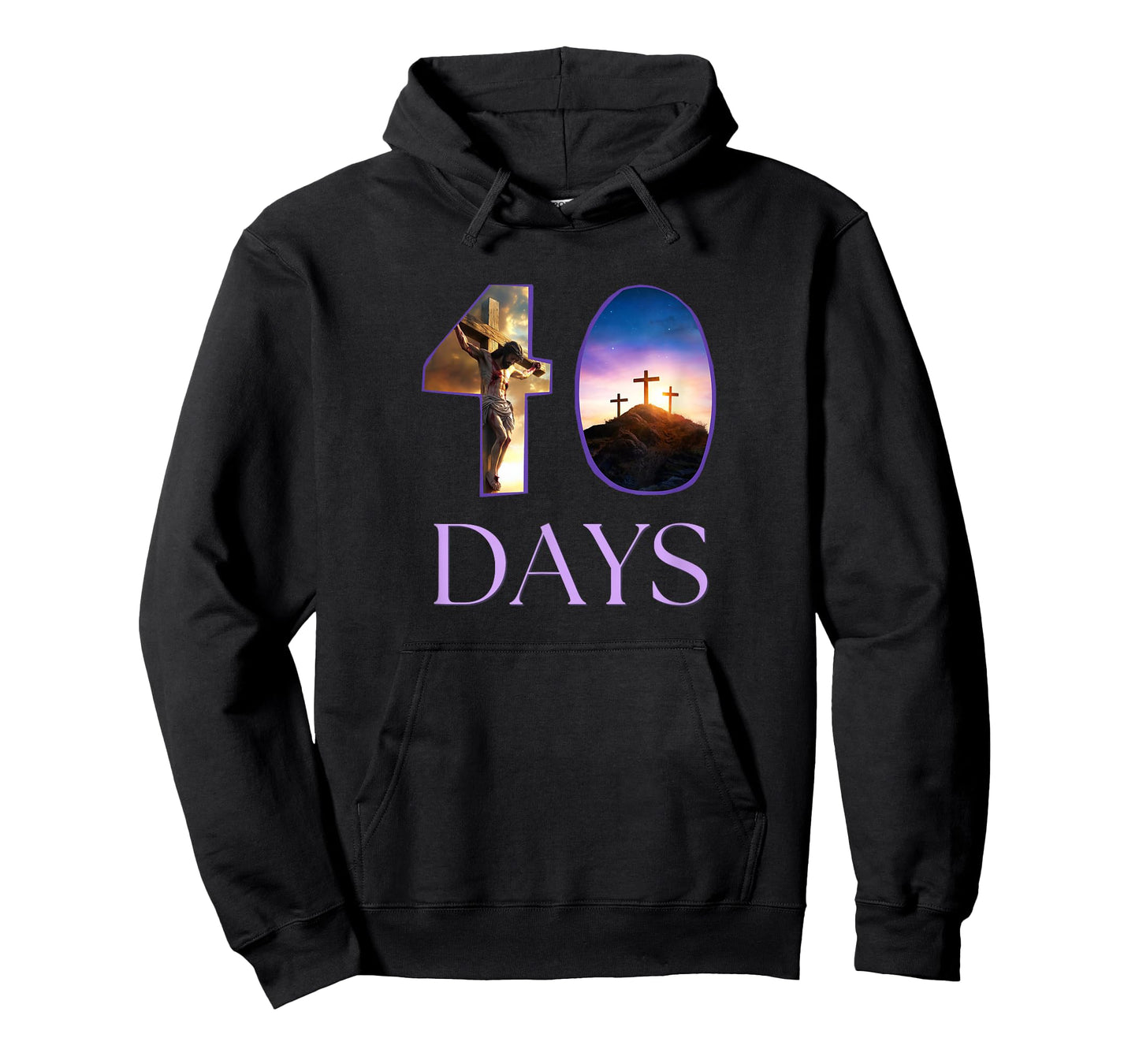 Forty 40 Days Lent Christian Crucifixion Cross Jesus T-Shirt