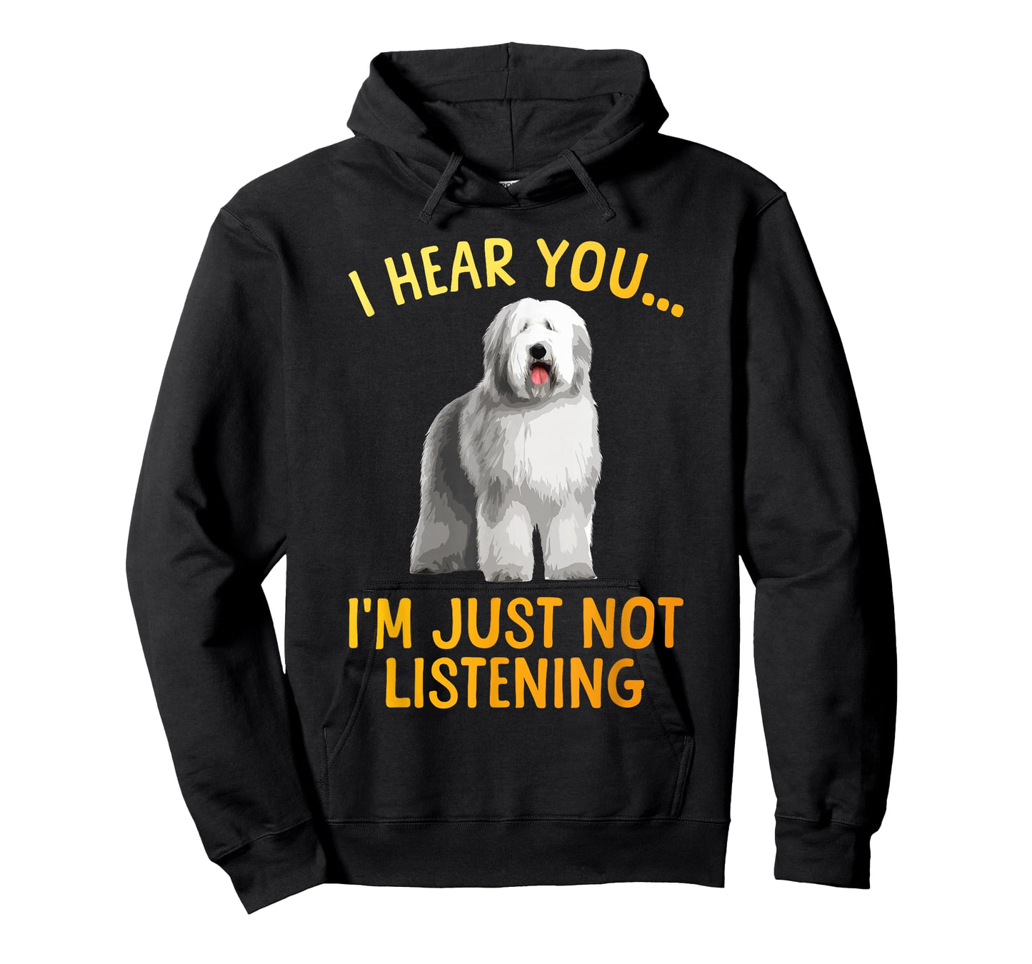 Funny Old English Sheepdog Art for Men Women Sheep Dog Lover T-Shirt