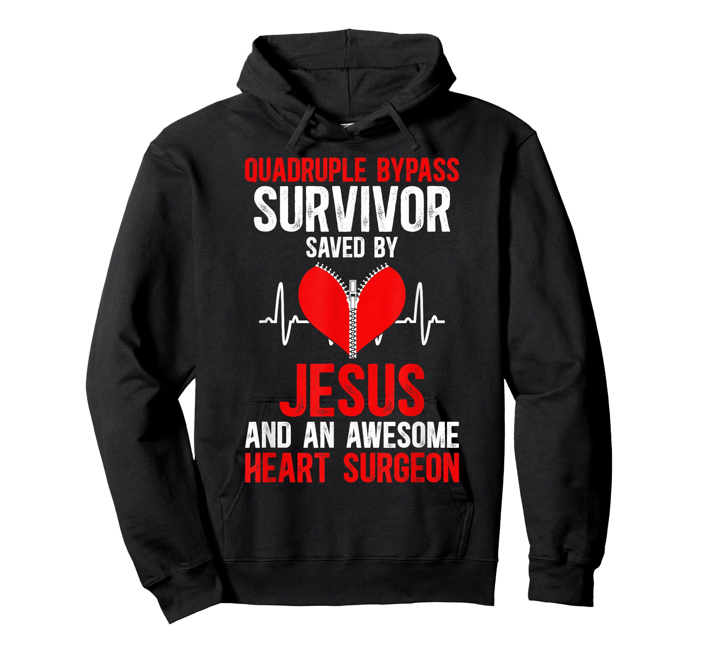 Quadruple Bypass Surgery Survivor Saved by Jesus T-Shirt