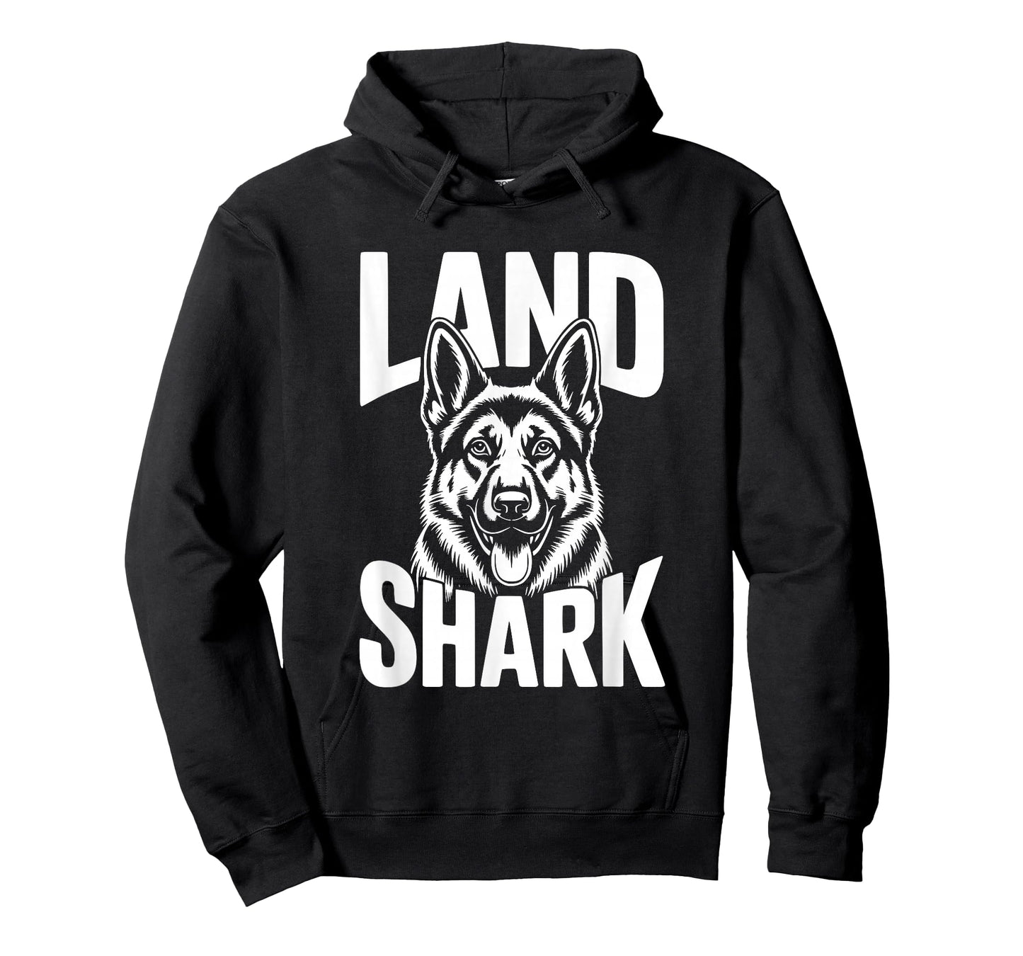 Land Shark German Shepherd Dog Funny GSD Gift Dog Mom Dad T-Shirt