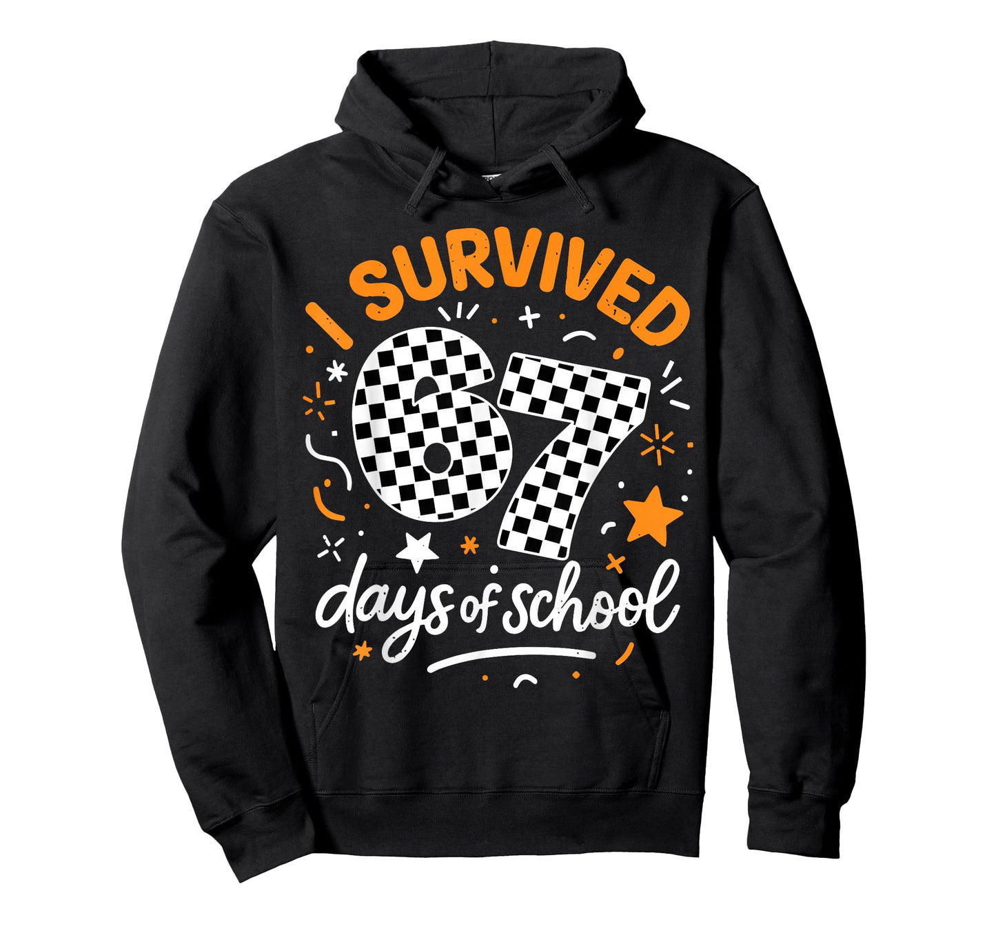 I Survived 67 Days of School Funny Six Seven 6 7 Meme Z Gen T-Shirt