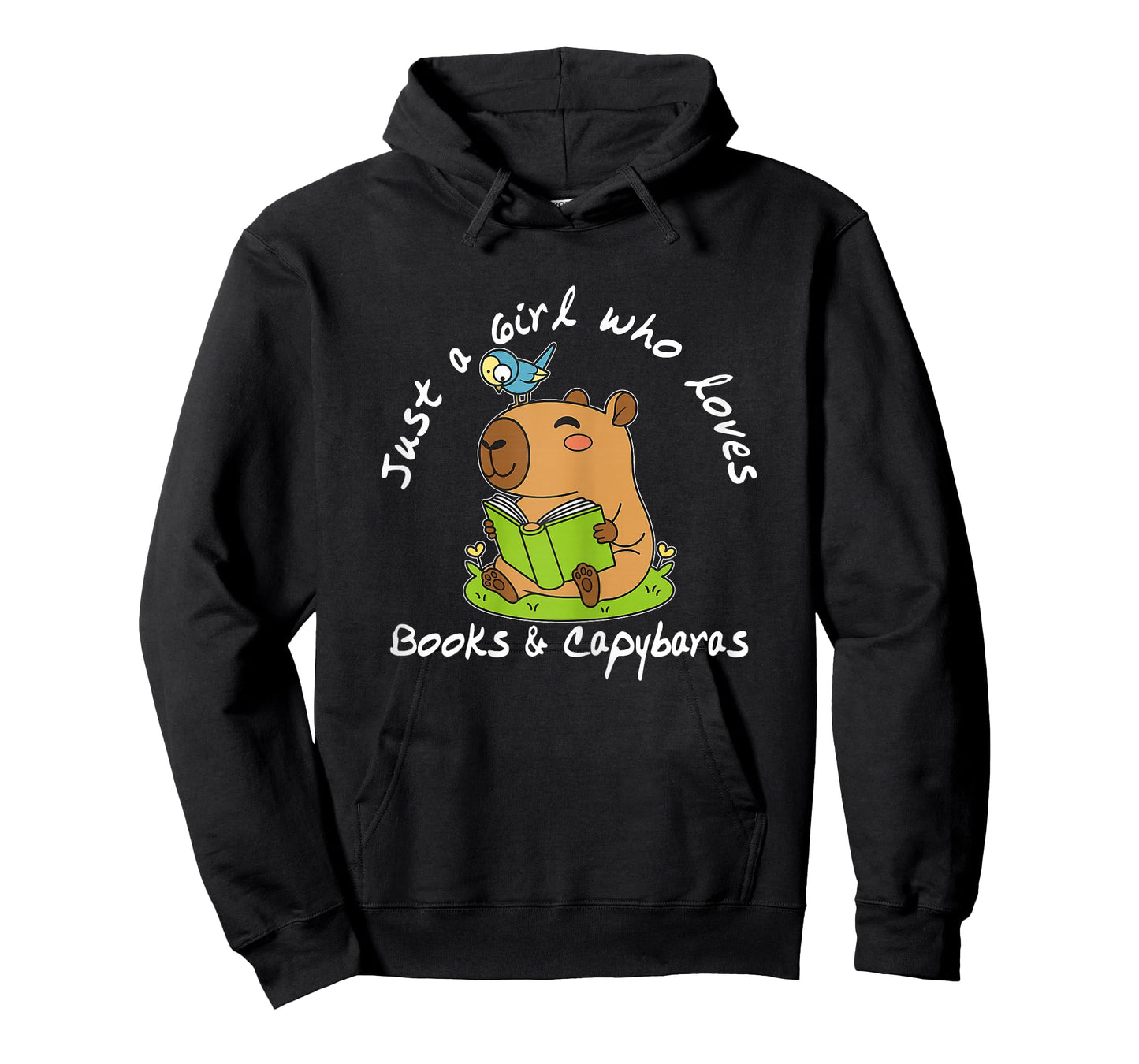 Just a Girl who Loves Books and Capybaras T-Shirt