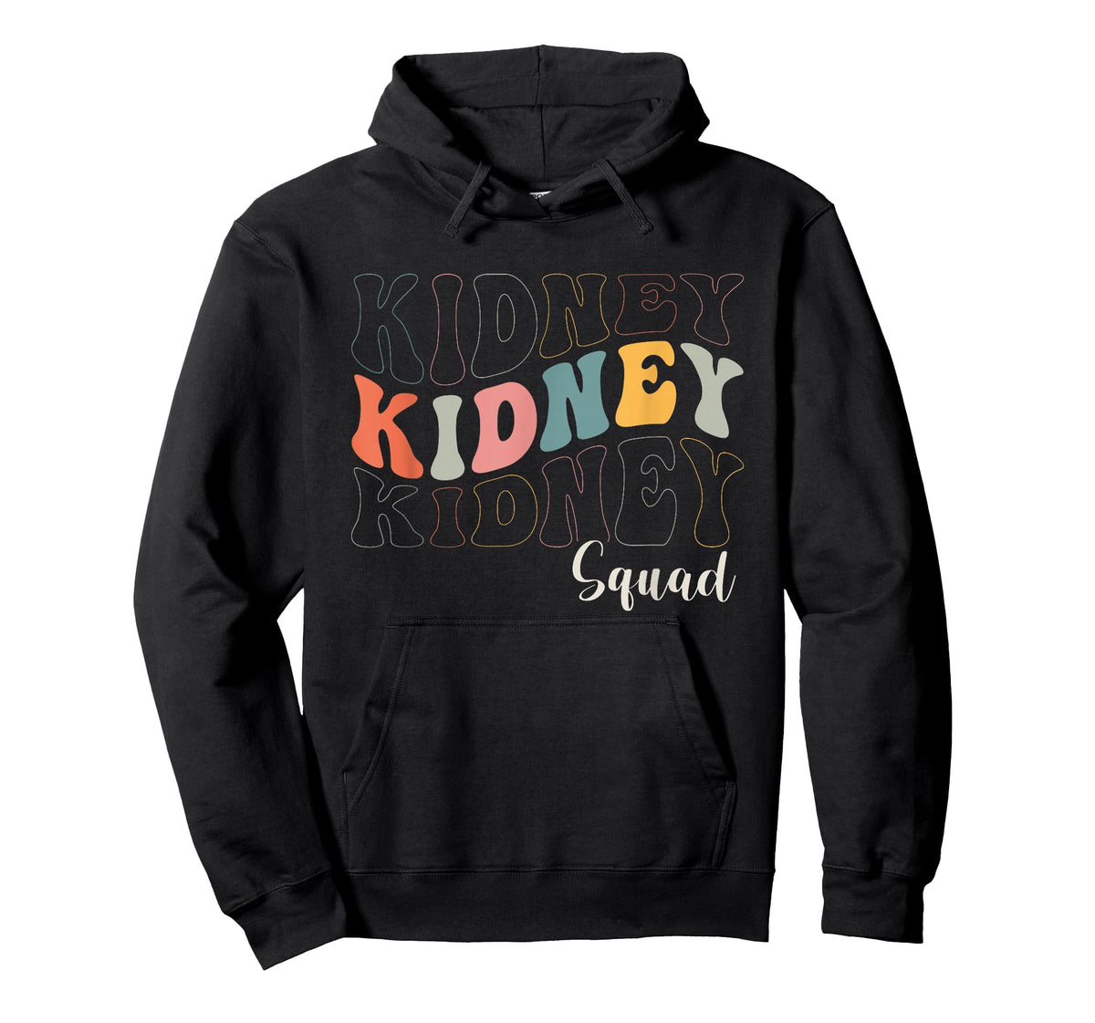 Retro Groovy Kidney Squad Nephrology Nurse Dialysis Tech T-Shirt