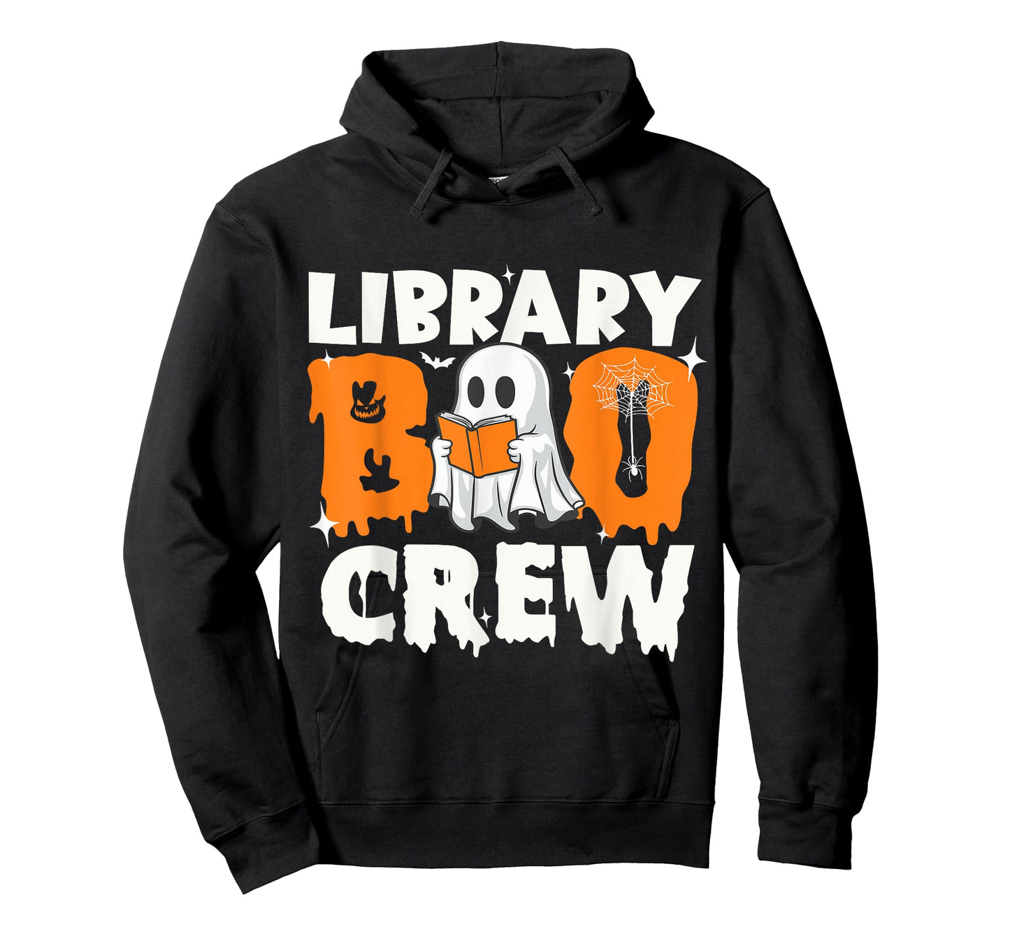 Library Boo Crew Book Lovers Funny Halloween T-Shirt
