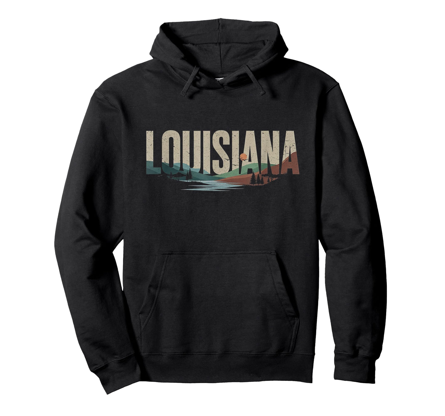 Retro Louisiana Artwork T-Shirt