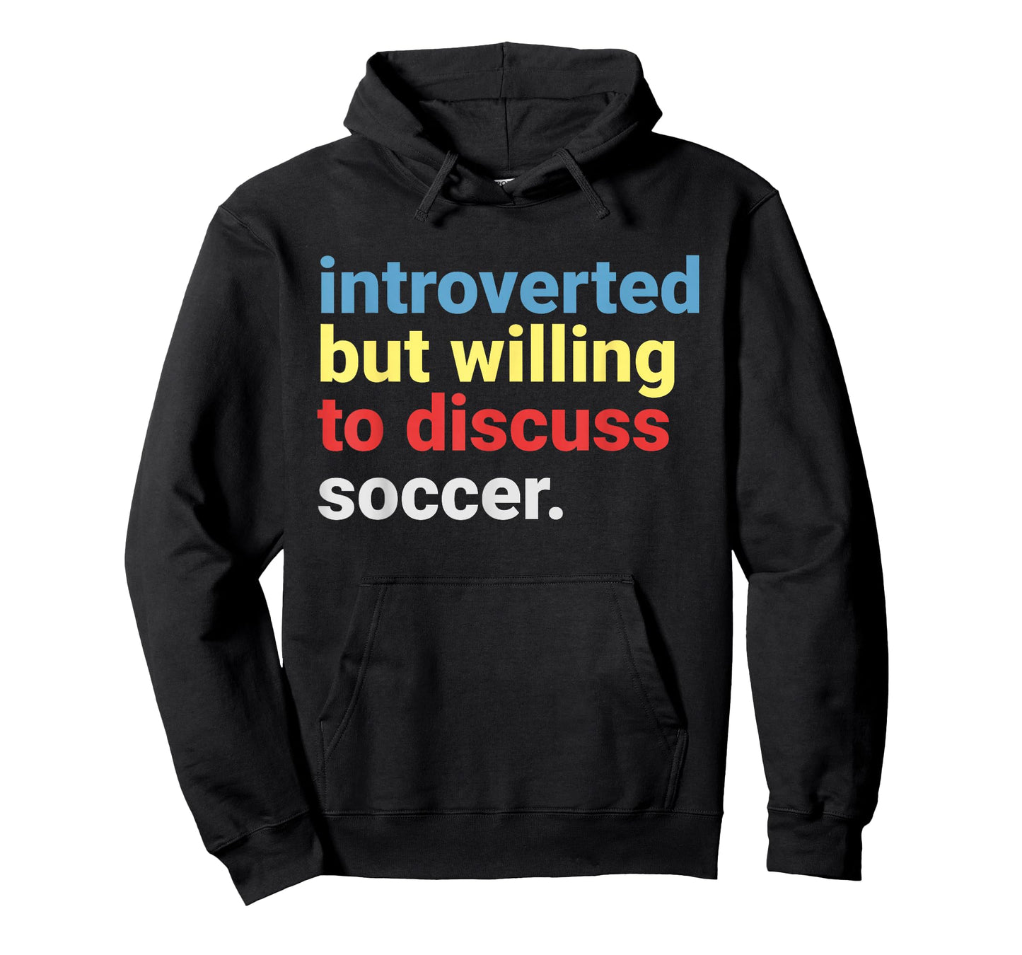 Retro Introverted But Willing to Discuss Soccer Lover Funny T-Shirt