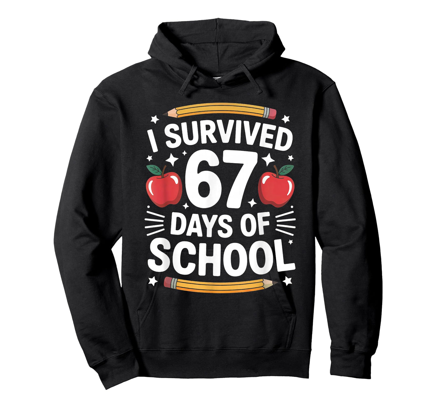 I Survived 67 Days of School Funny Six Seven 6 7 Meme T-Shirt