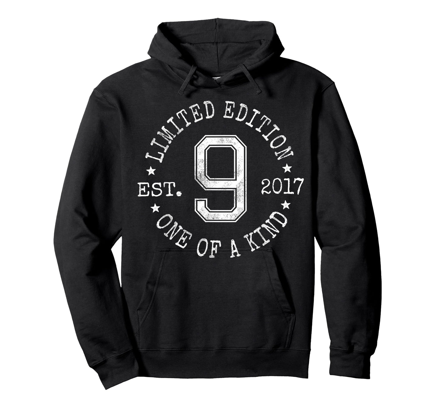 Limited Edition Est 2017 One of a Kind 9th Birthday T-Shirt