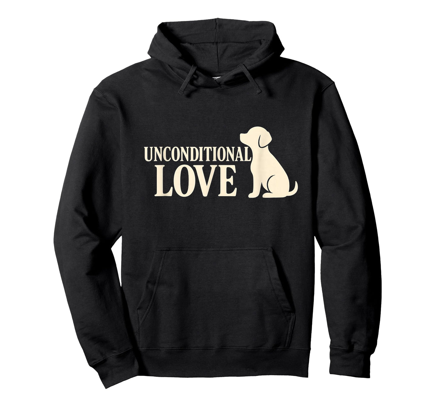 Unconditional Love Dog Silhouette T-Shirt