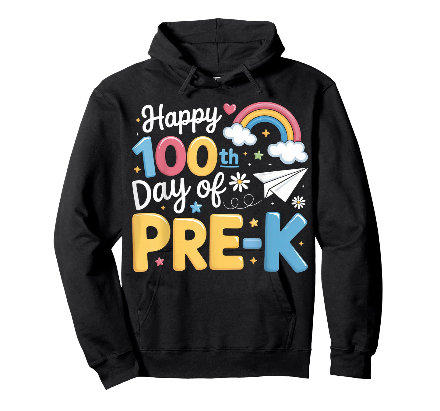 Happy 100th Day of Pre-K Teacher Boys Girls 100 Days School T-Shirt