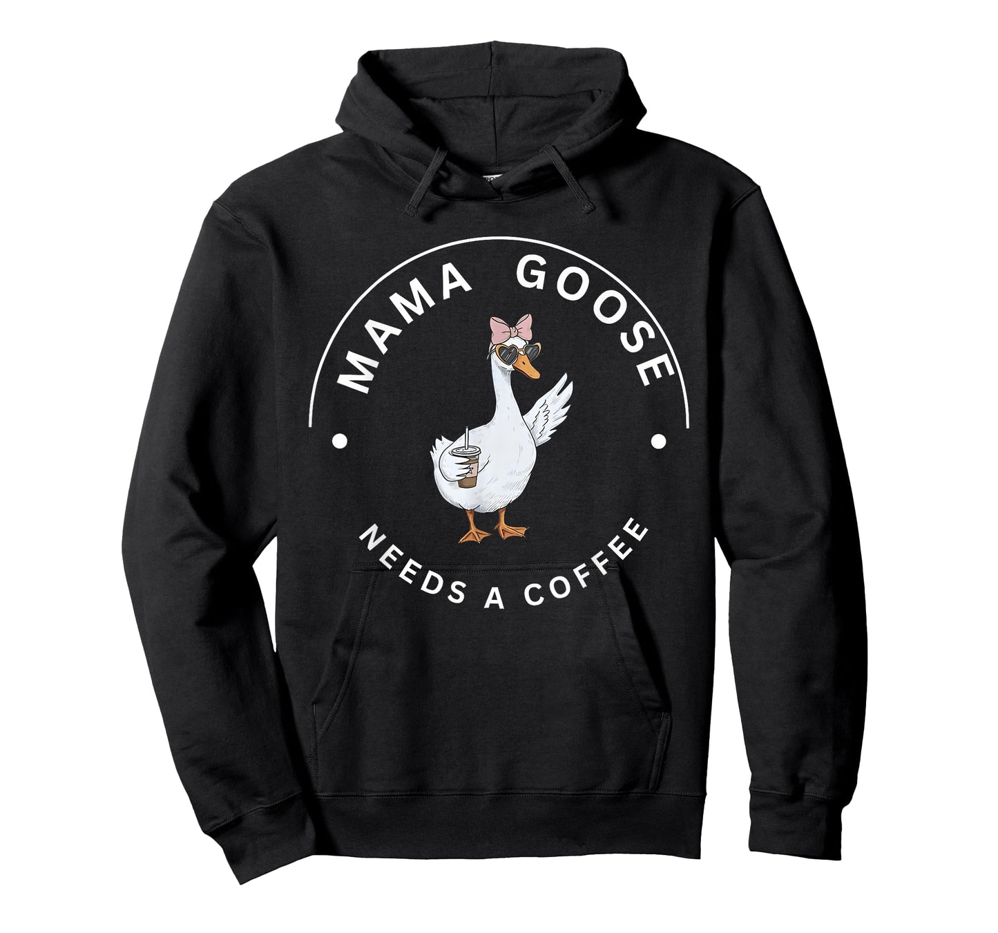 Mama Goose Needs A Coffee Funny Mom Life Quote T-Shirt