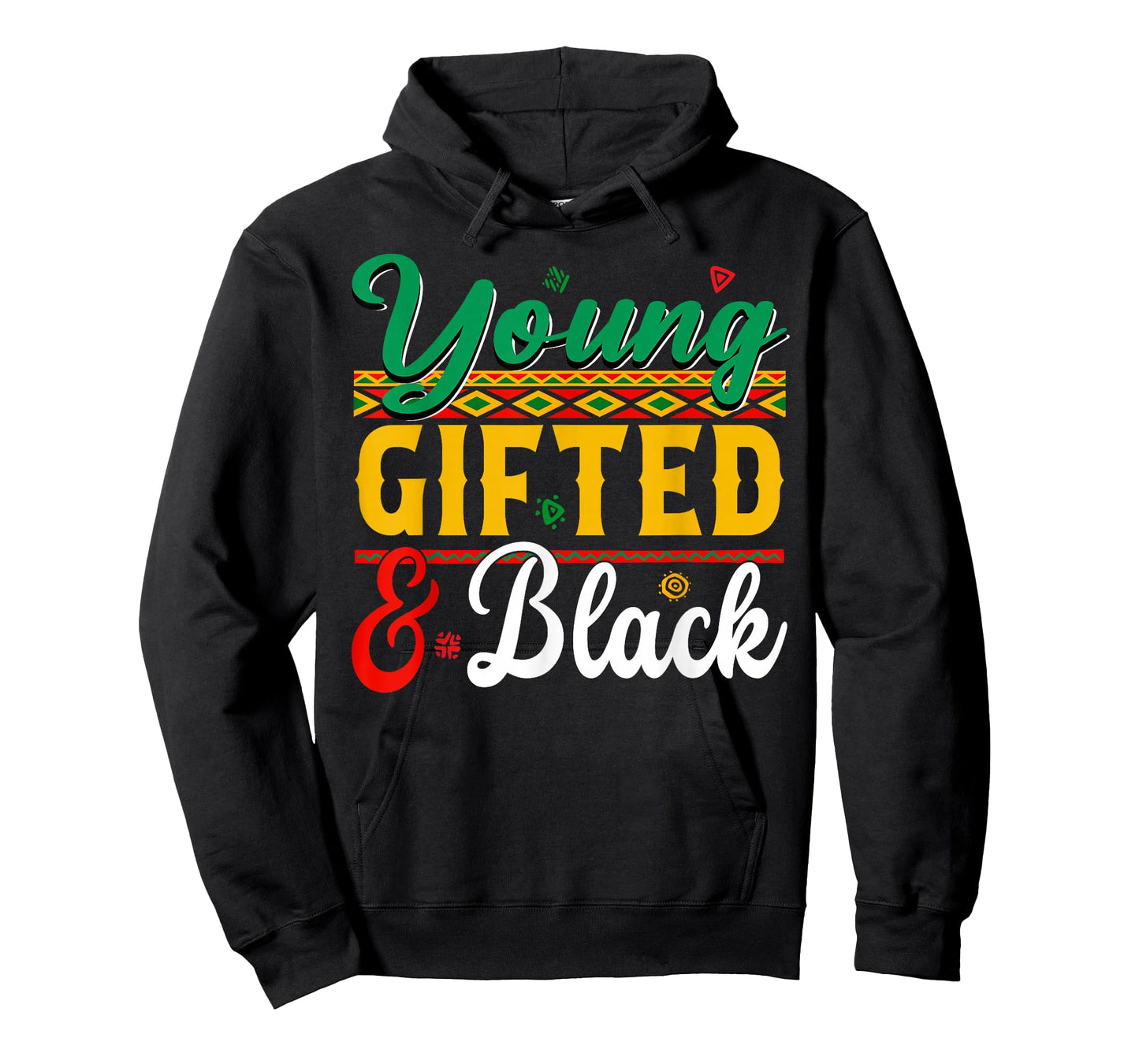 Black History Month African Young Gifted Black Men Boy Kid T-Shirt