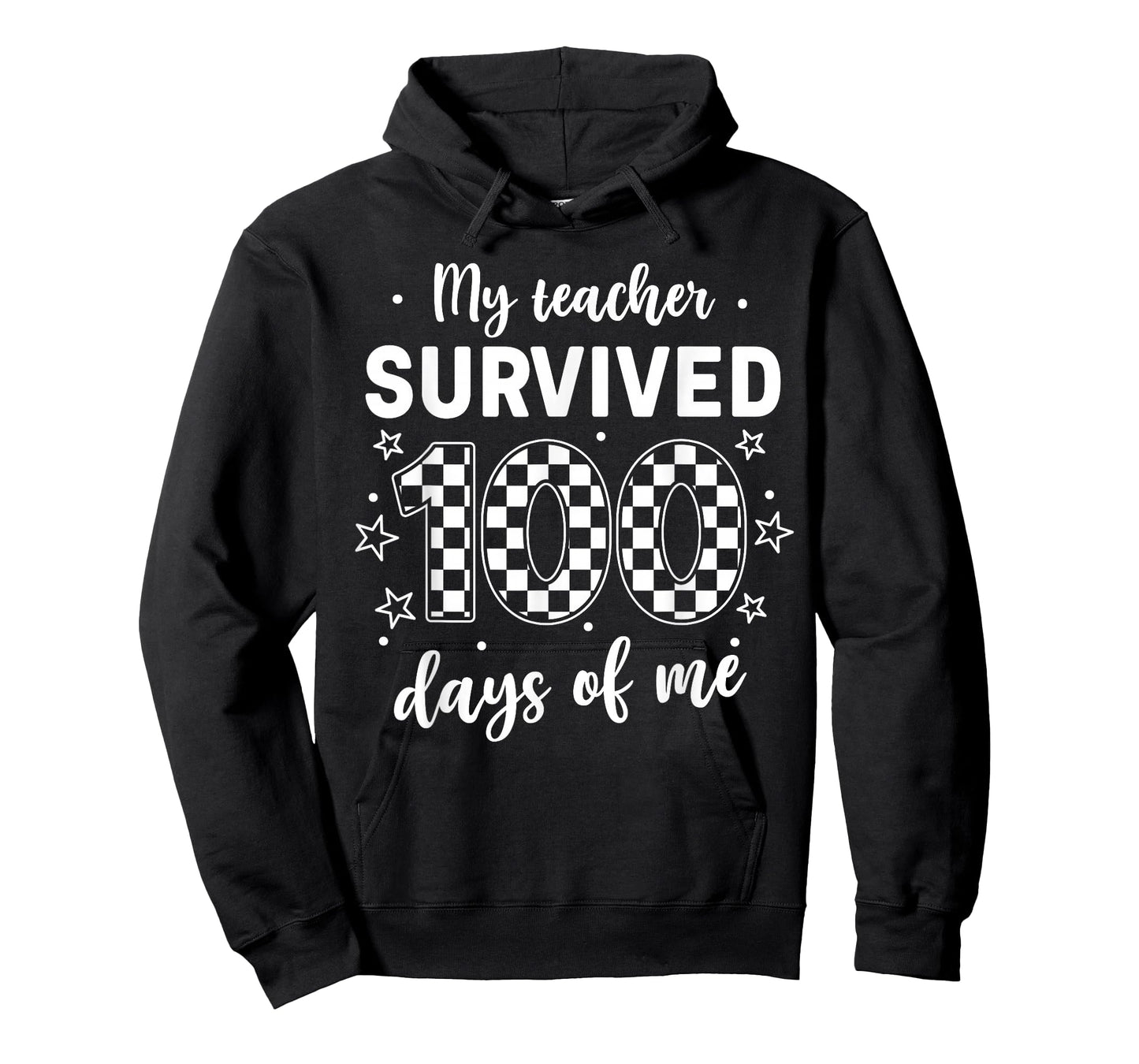 Funny School My Teachers Survived 100 Days of Me Student Kid T-Shirt