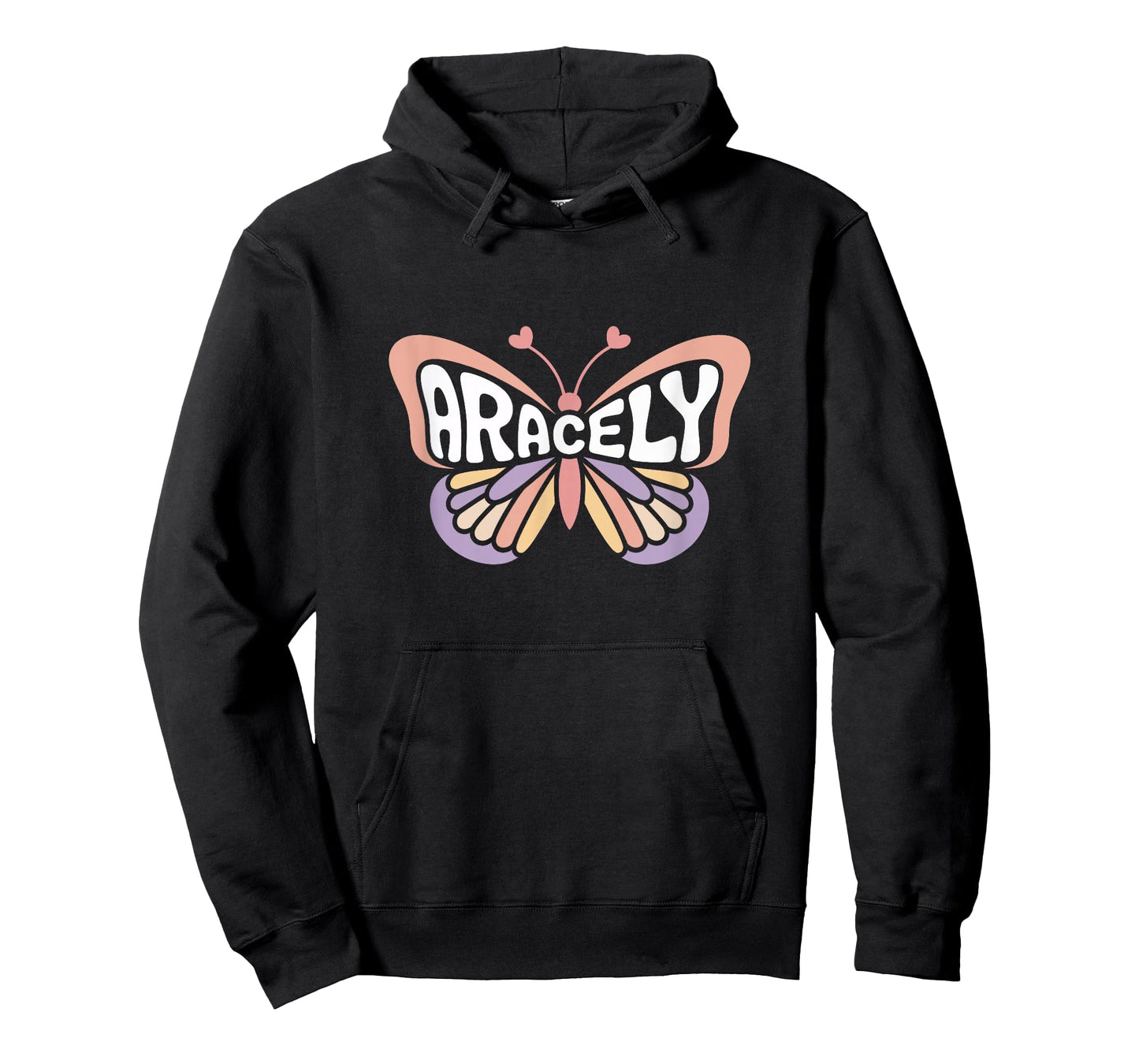 Aracely Butterfly - Personalized Cute Name Word Art T-Shirt