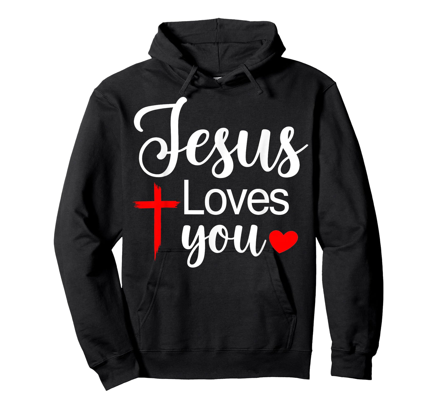 Jesus Loves You Cross Christian Faith Design T-Shirt