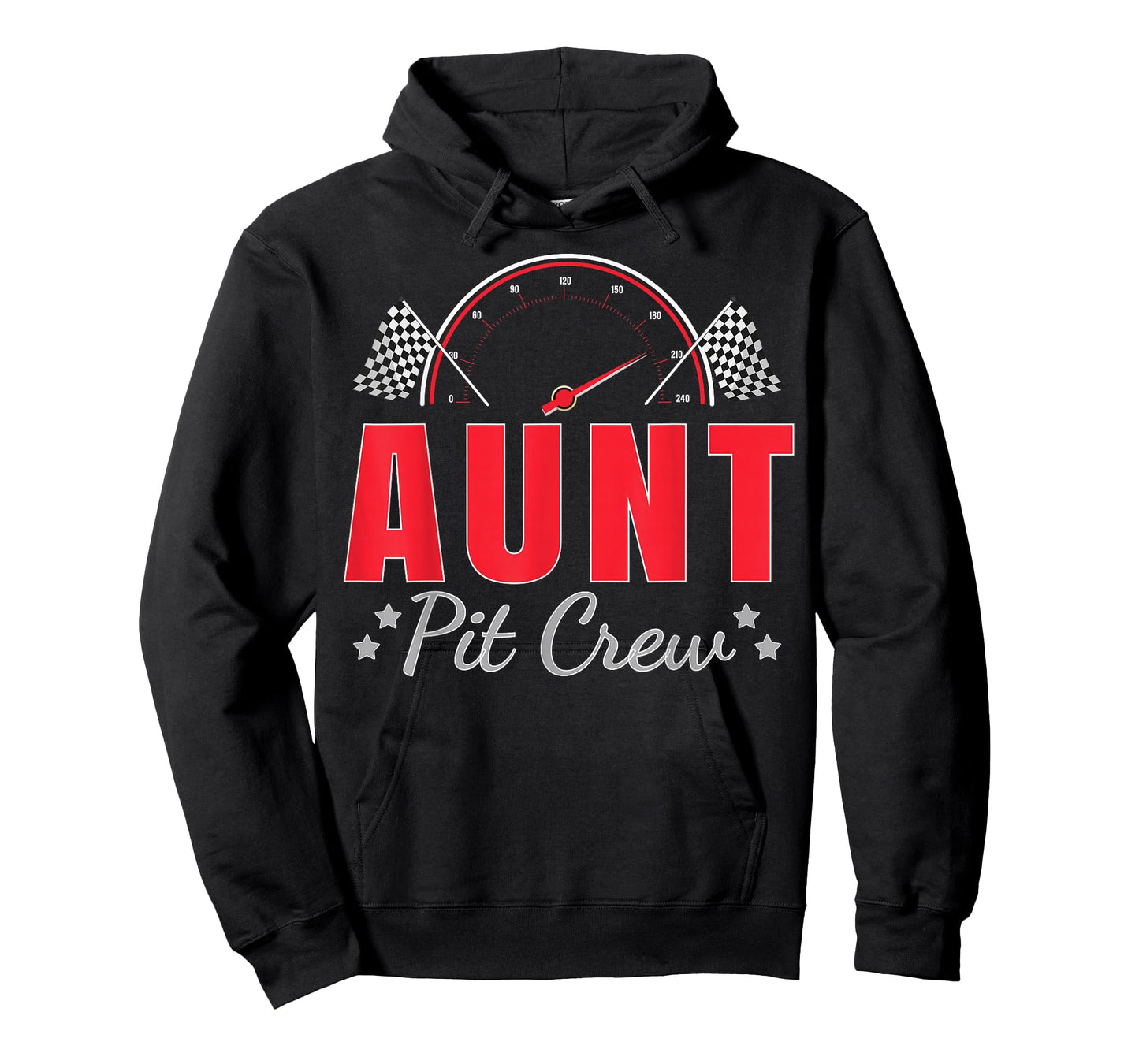 Aunt Pit Crew Race Car Driver Birthday Party Racing Family T-Shirt