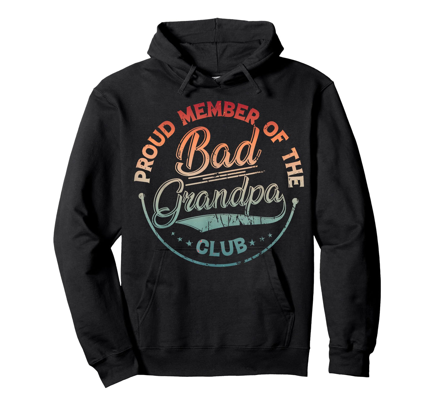 Proud MemberOf Grandpa Club Vintage Father's Day T-Shirt
