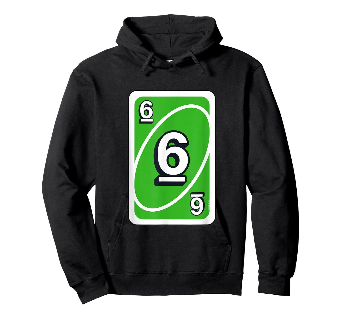 UNO Halloween Green 6" Card T-Shirt