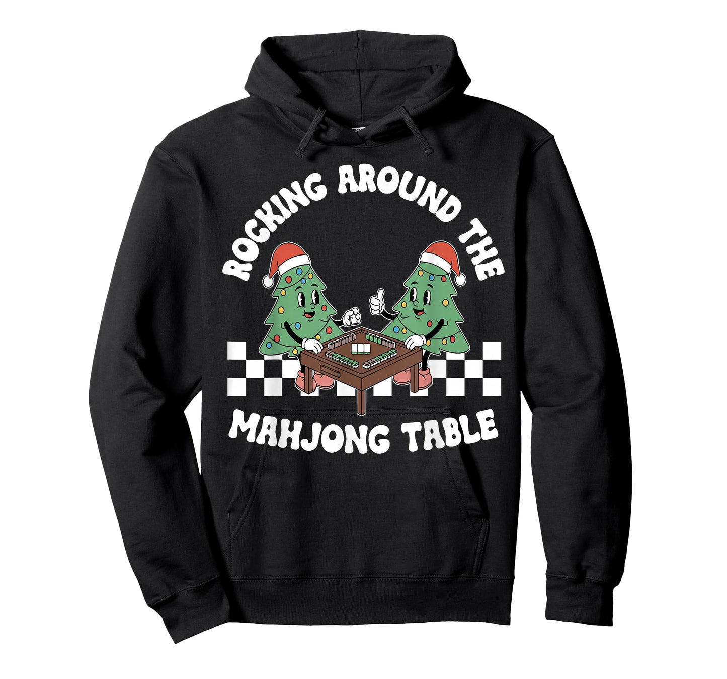 Rocking Around The Mahjong Table Christmas Playing Mahjong T-Shirt