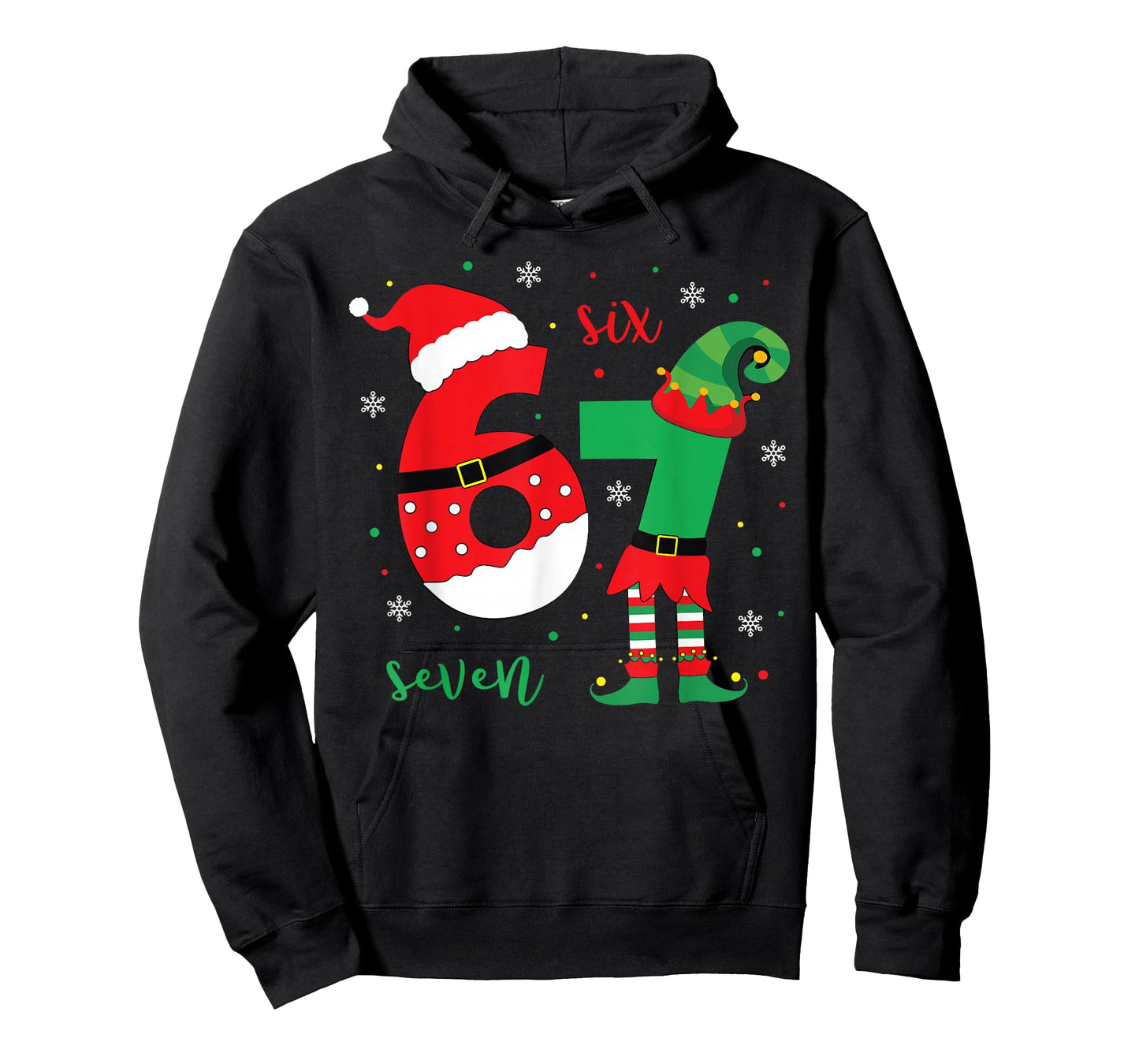 Funny 67 Christmas Costume Pajamas Holiday Outfit T-Shirt