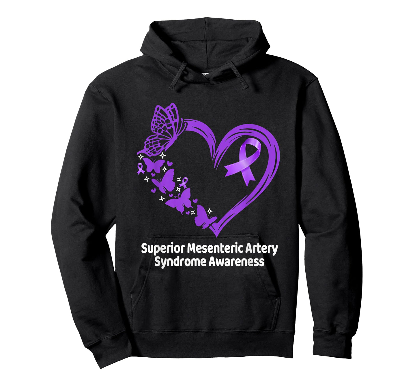 Superior Mesenteric Artery Syndrome SMAS Awareness Heart T-Shirt