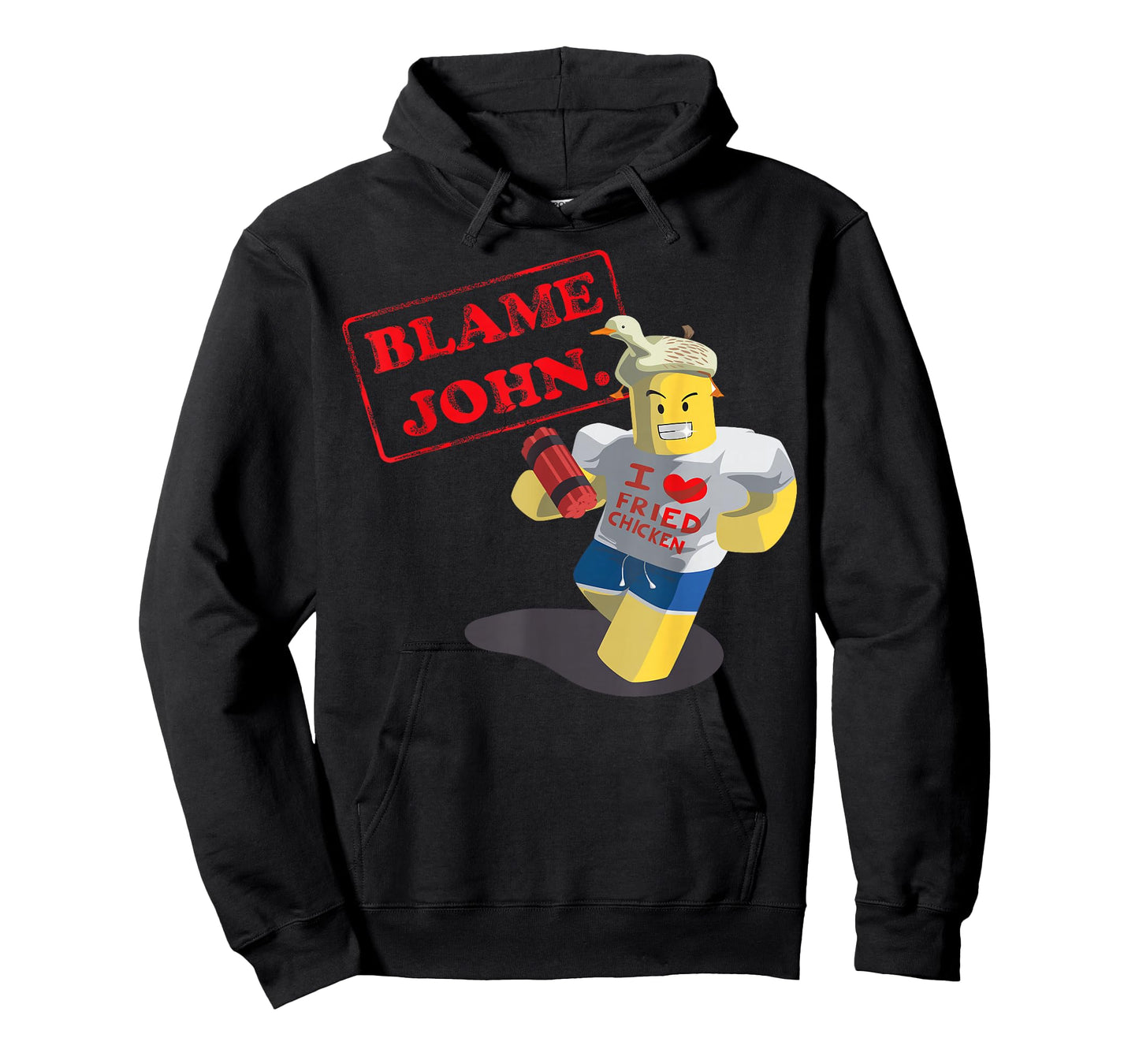 John Doe Shedletsky Blame John I Love Fried Chicken T-Shirt