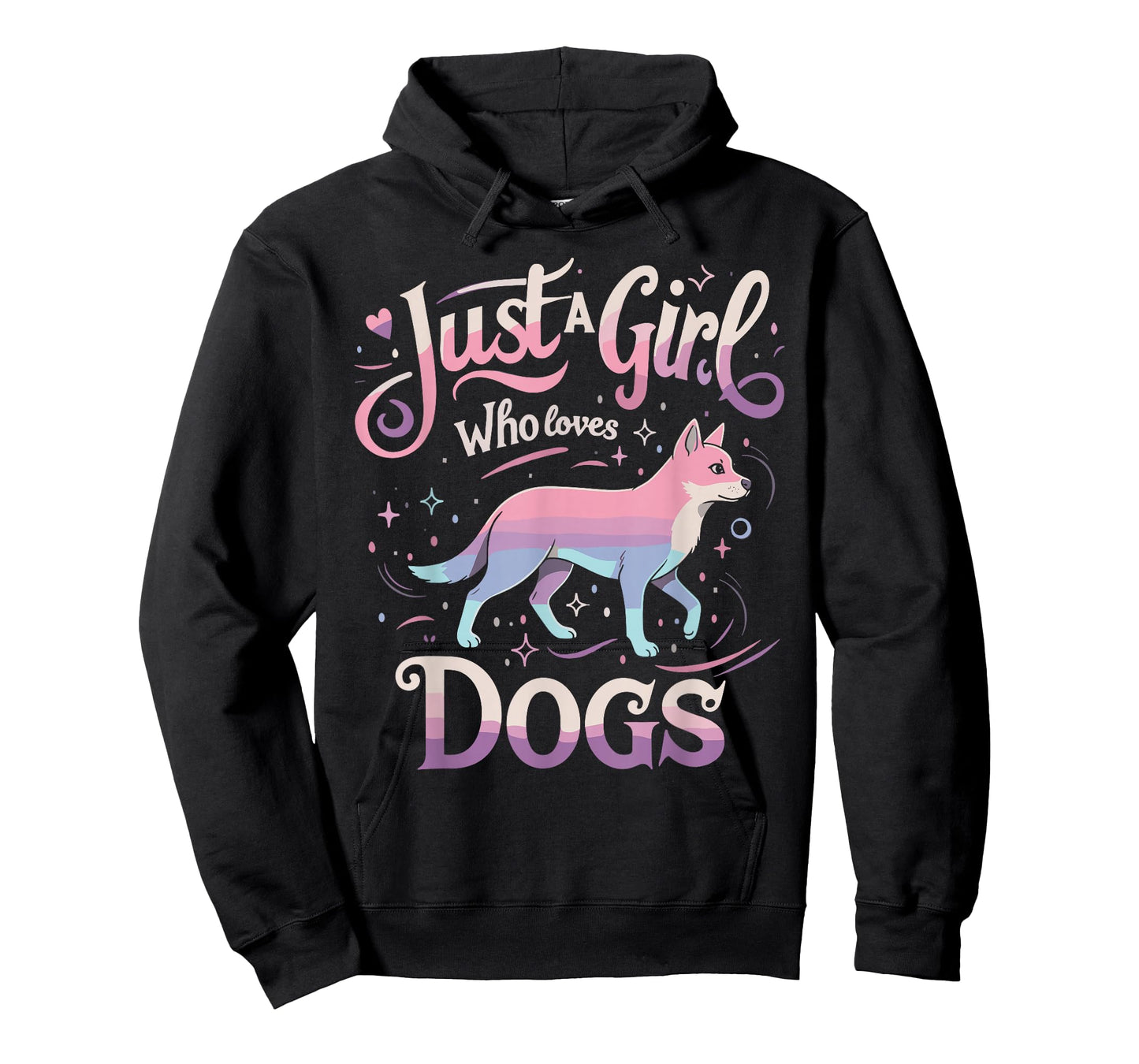 Just a Girl Who Loves Dogs Women Men Funny Lover T-Shirt T-Shirt